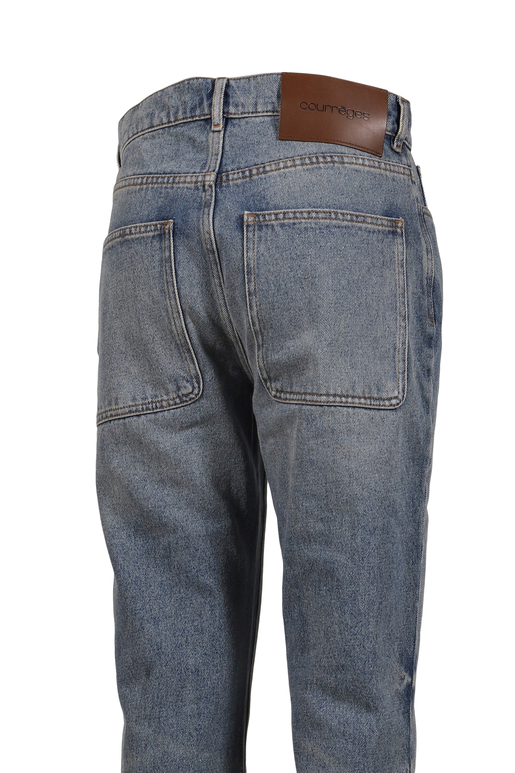 ROUND HELM DENIM PANTS / DENIM BLEU DELAVE