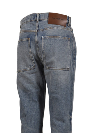 ROUND HELM DENIM PANTS / DENIM BLEU DELAVE