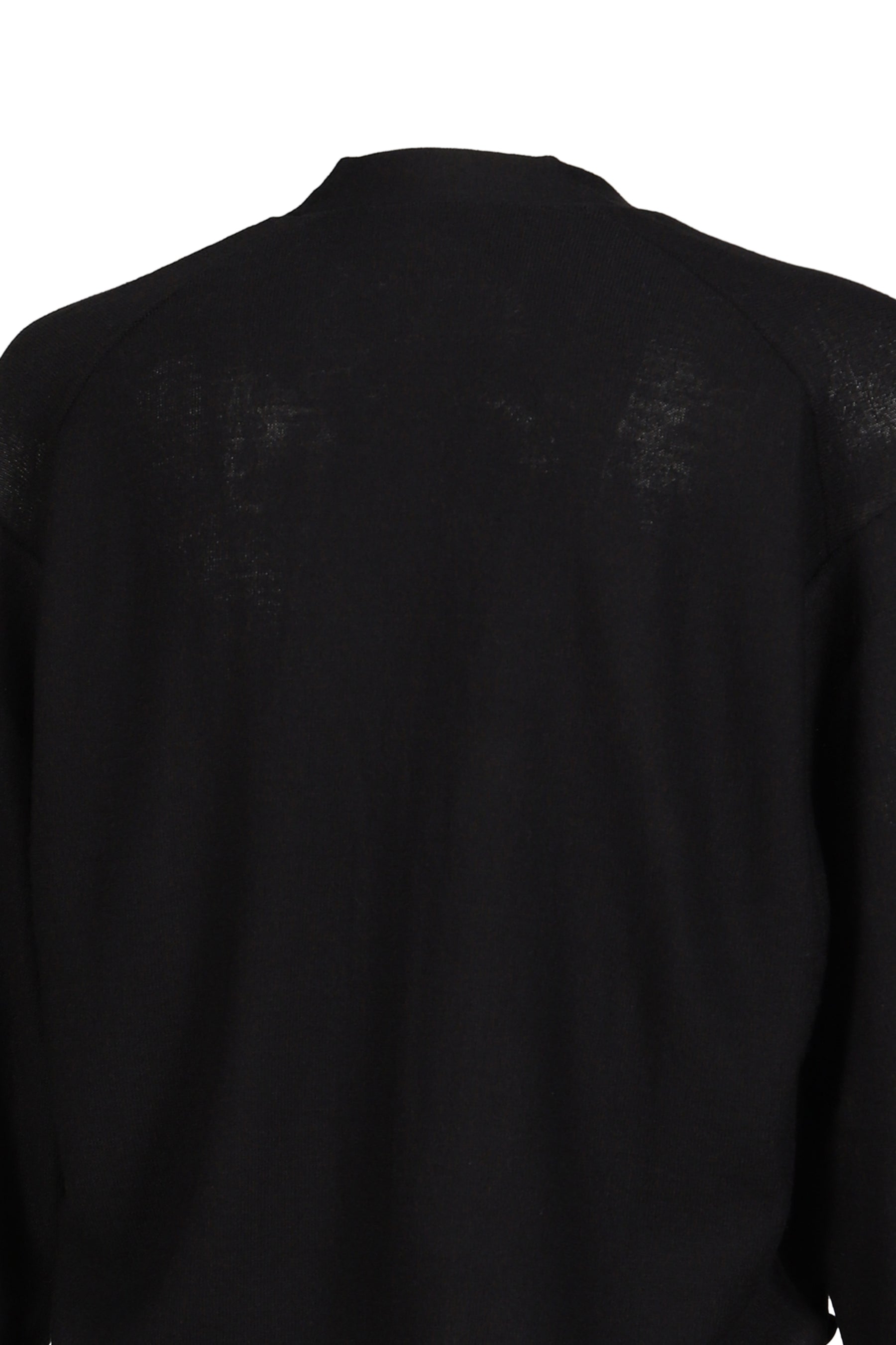 RELAXED TWISTED CARDIGAN / BLK