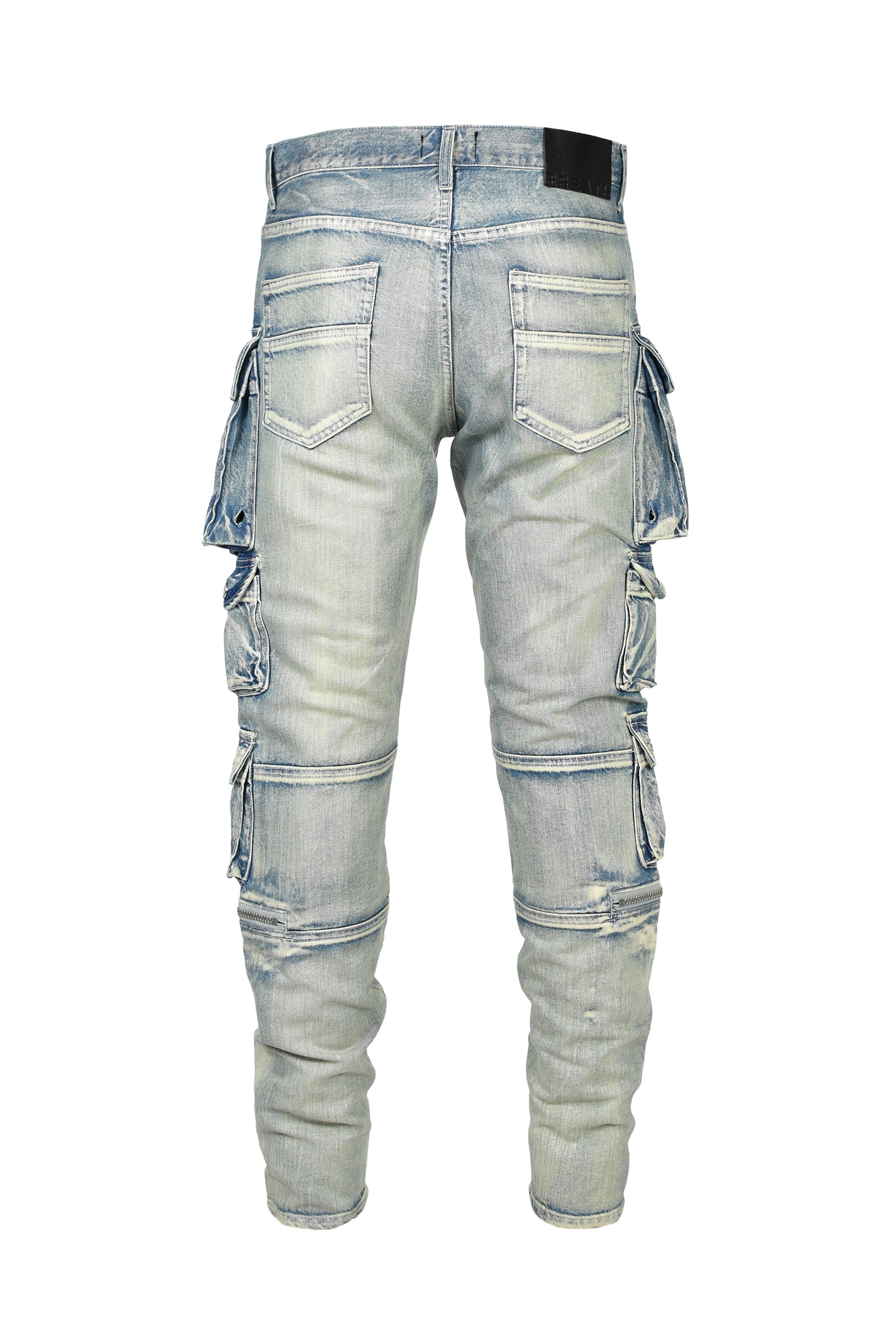 COATING SLIM CARGO PANTS / IND