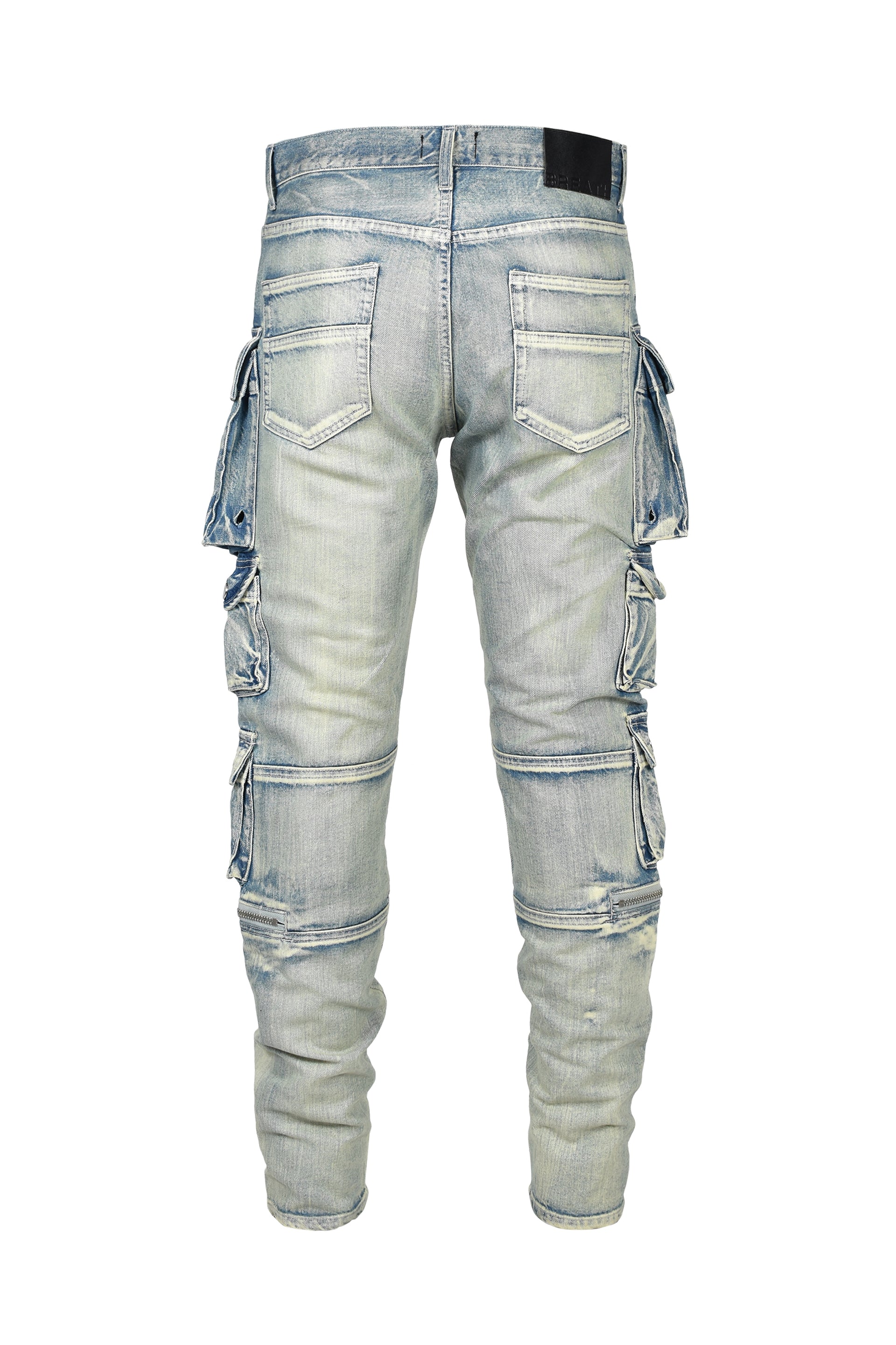 COATING SLIM CARGO PANTS / IND