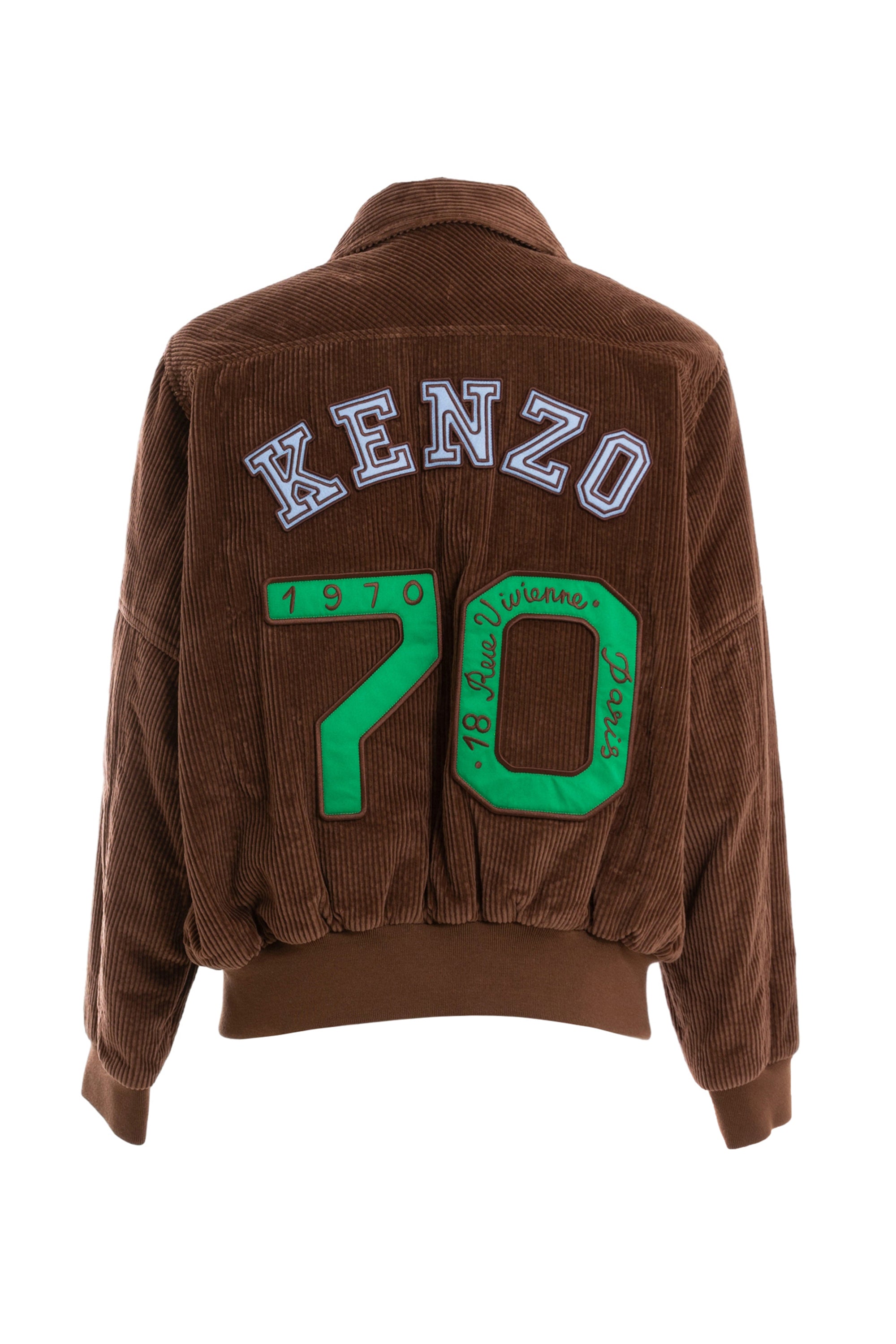 KENZO FW23 KENZO ACADEMY VARSITY JACKET / DARK BRW -NUBIAN