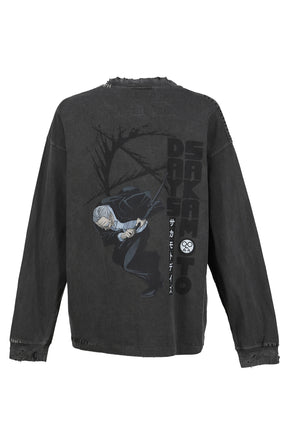 L/S T-SHIRT (TAKAMURA)/ MINUS COLLABORATION / BLK