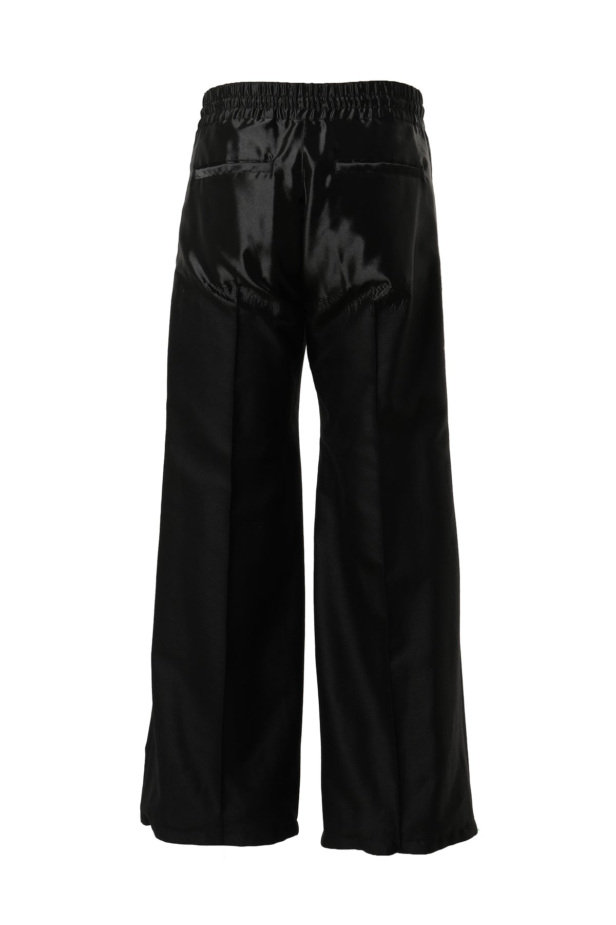 SUBLATIONS FW23 HEAVY WOOL ONE TUCK STRAIGHT TROUSERS .10 / BLK