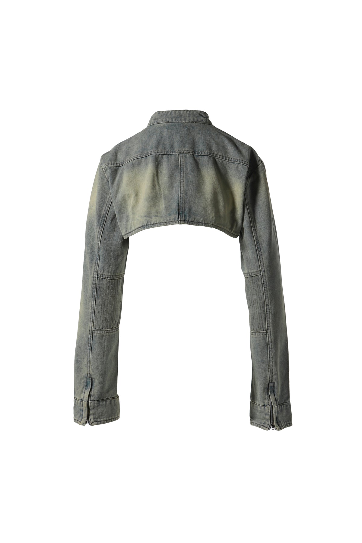 DENIM ASSASSIN ULTRA CROPPED JACKET / BLU