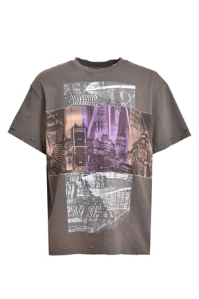 AKIRA DESTROYED VINTAGE TEE / BLK