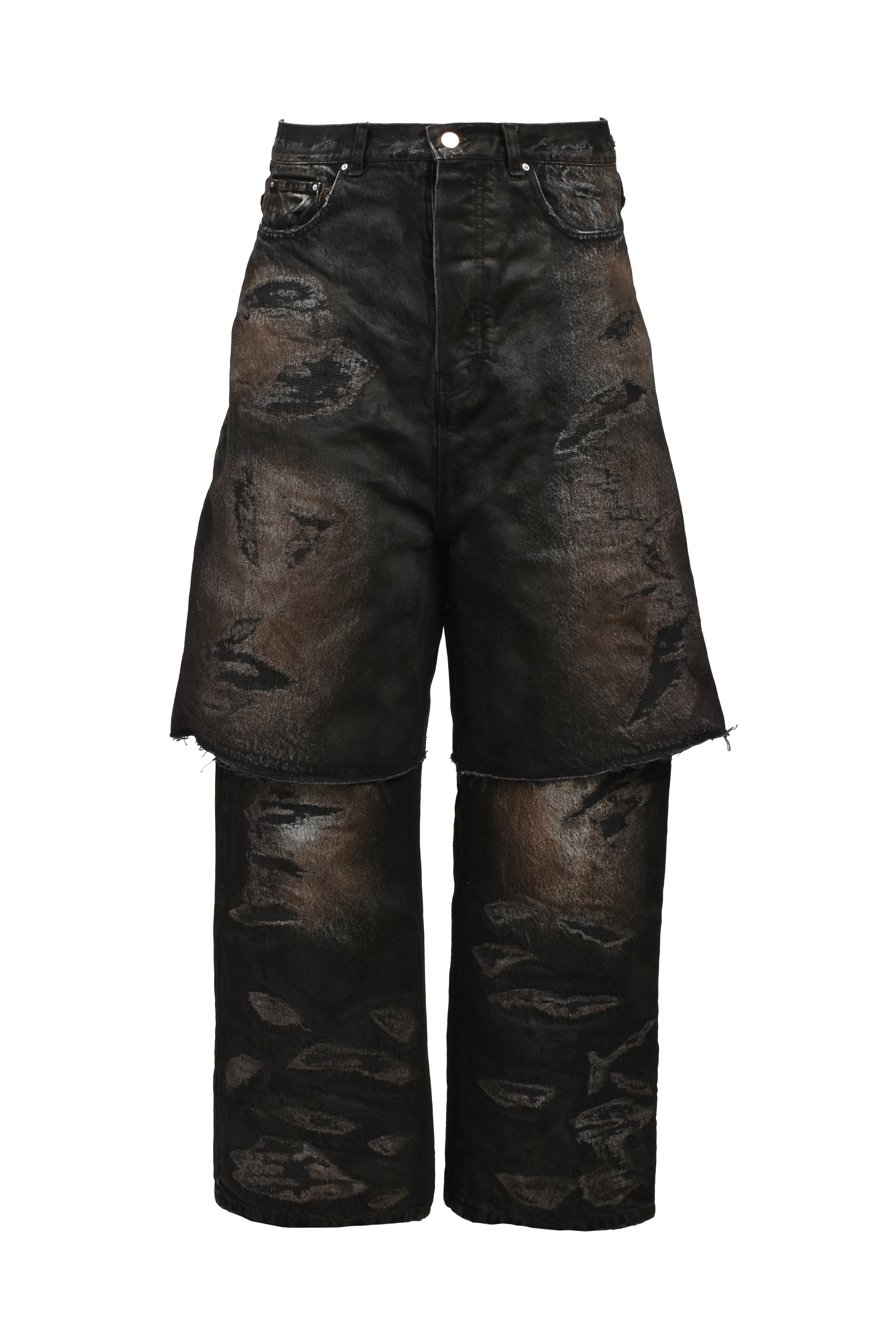 LAYERED BORO JEAN / BLK BRW