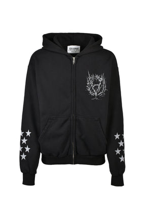 WOODS ZIP UP / BLK