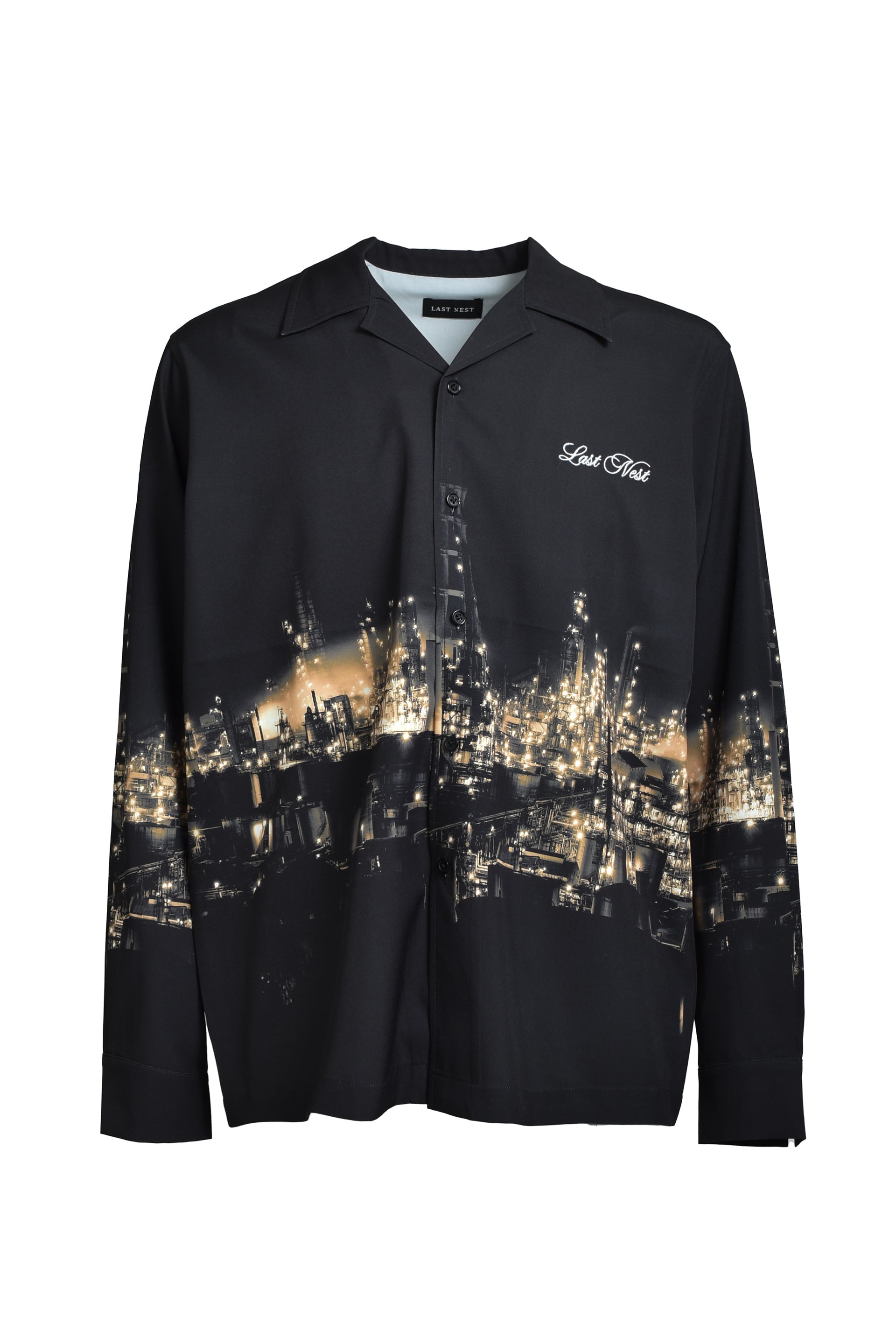 LAST NEST ラストネスト SS25 LEATHER SHIRTS (EXCLUSIVE) / BLK