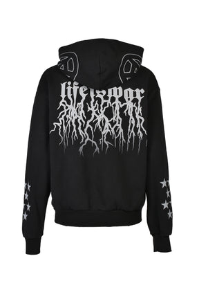 WOODS ZIP UP / BLK