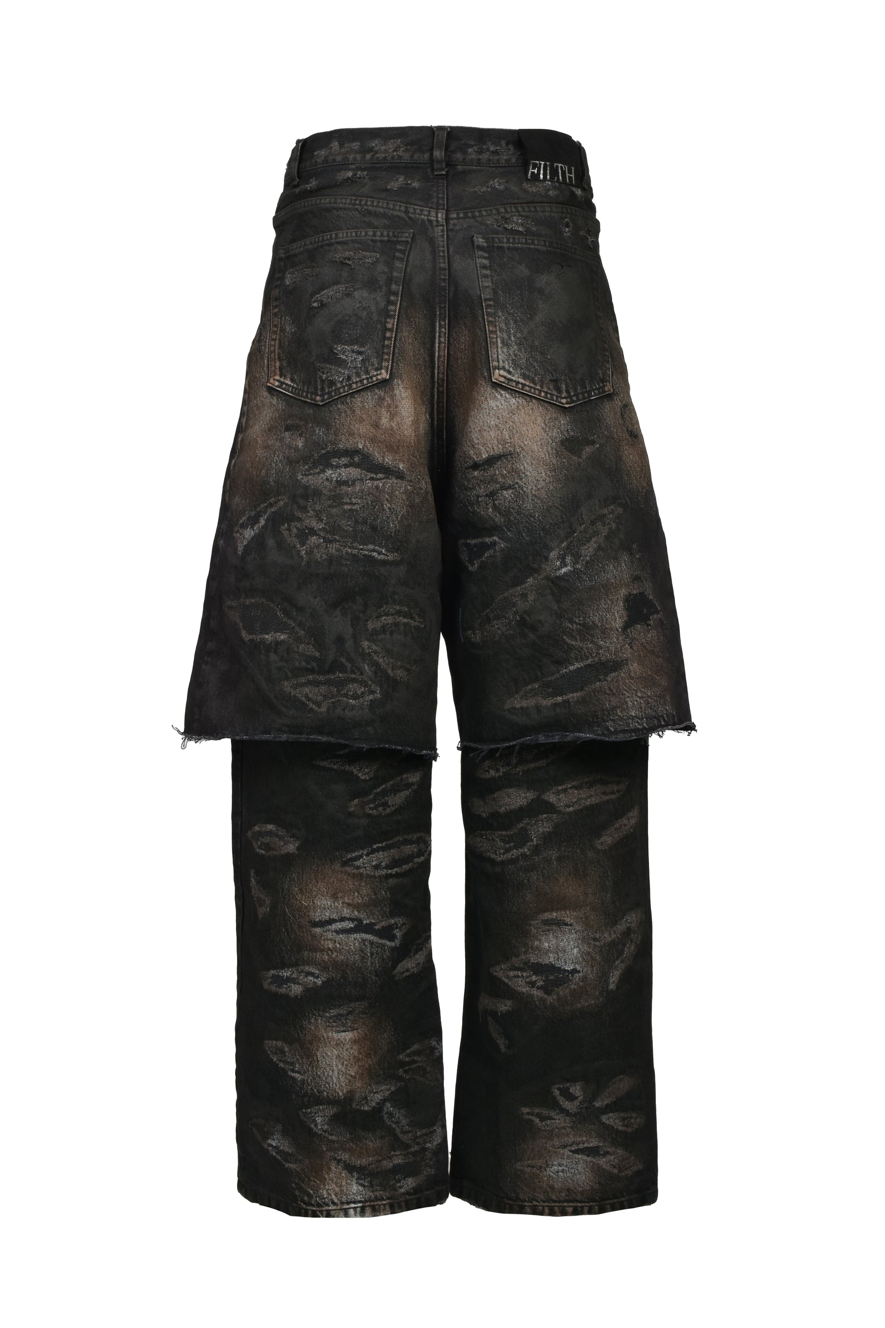 LAYERED BORO JEAN / BLK BRW