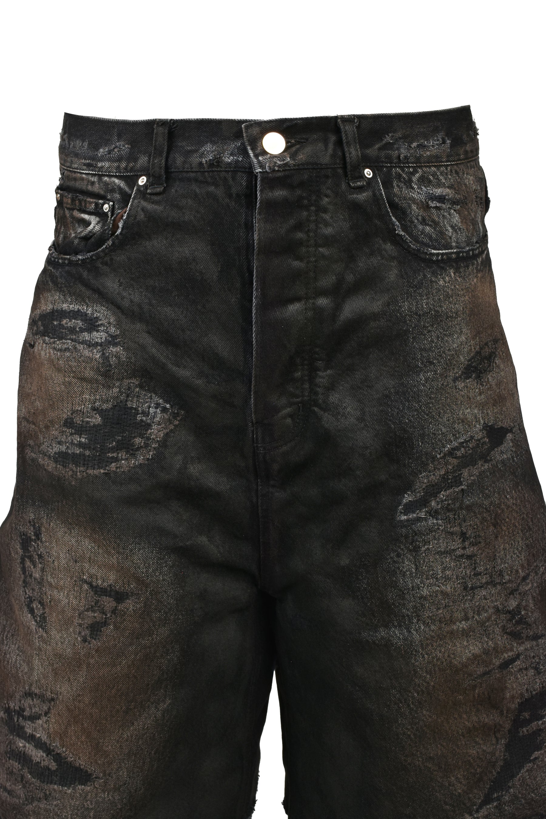 LAYERED BORO JEAN / BLK BRW