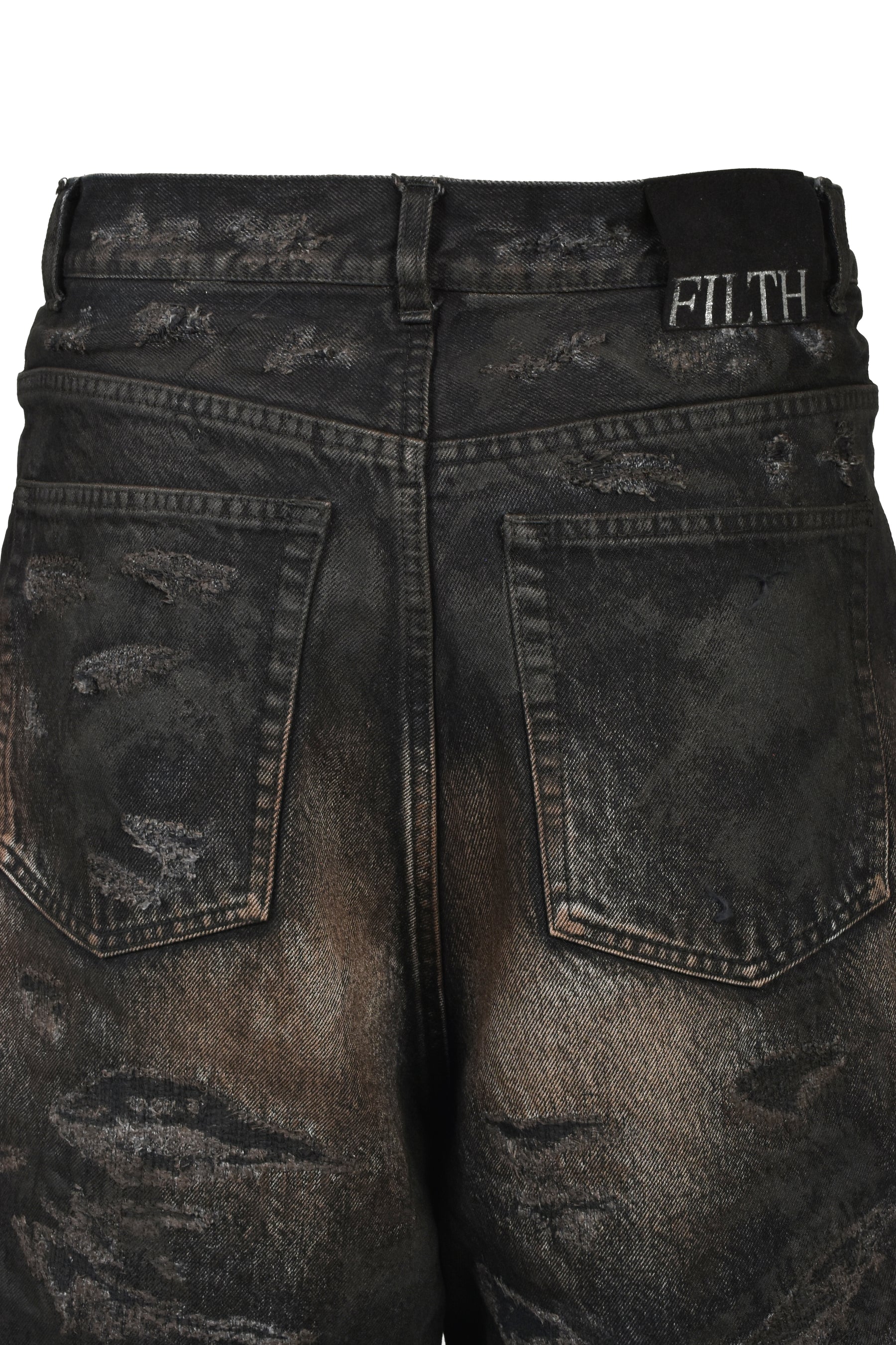 LAYERED BORO JEAN / BLK BRW
