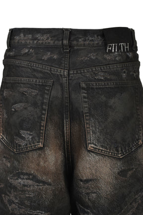 LAYERED BORO JEAN / BLK BRW