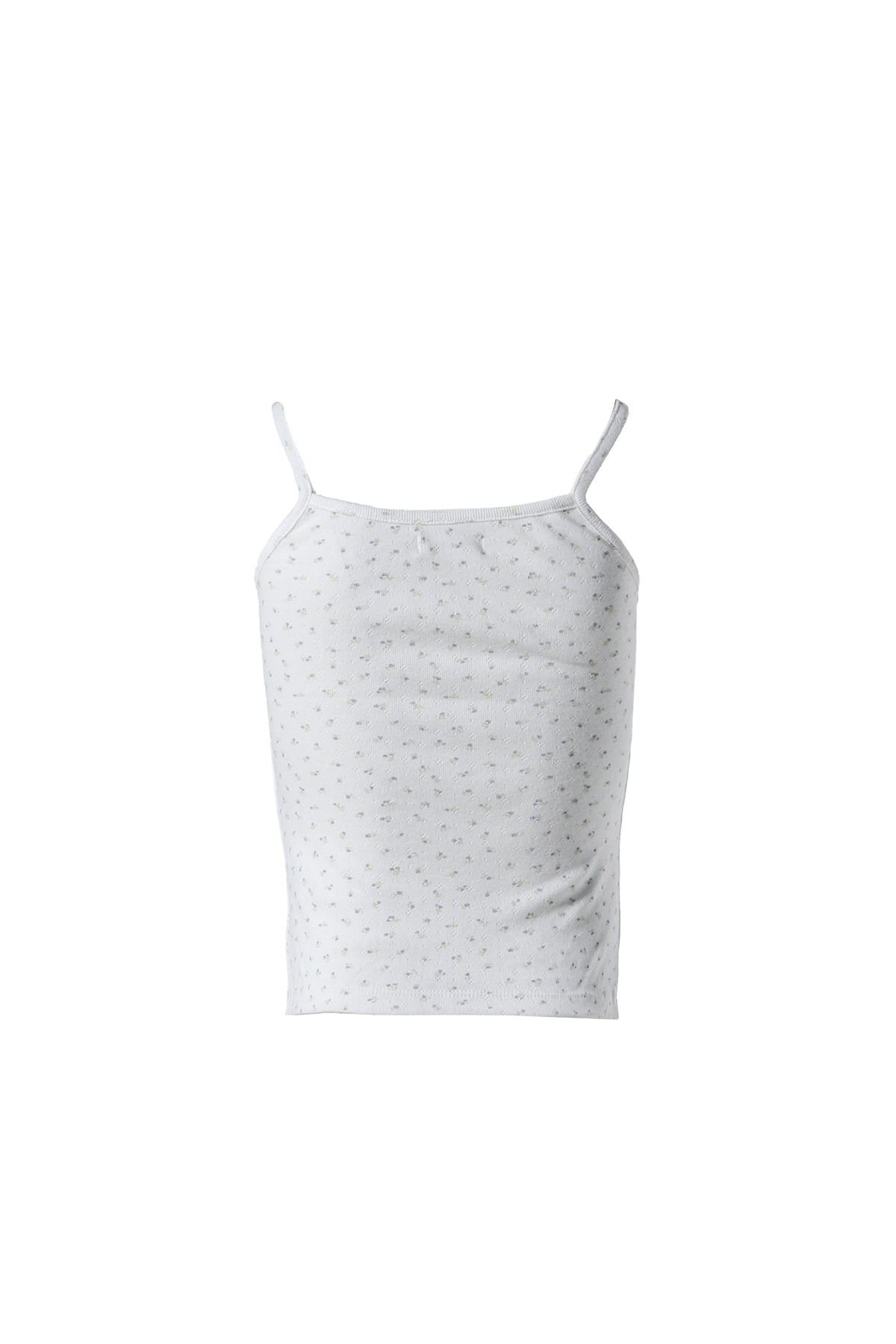 PROVINCE EYELET TANK / CREAM BLOOM