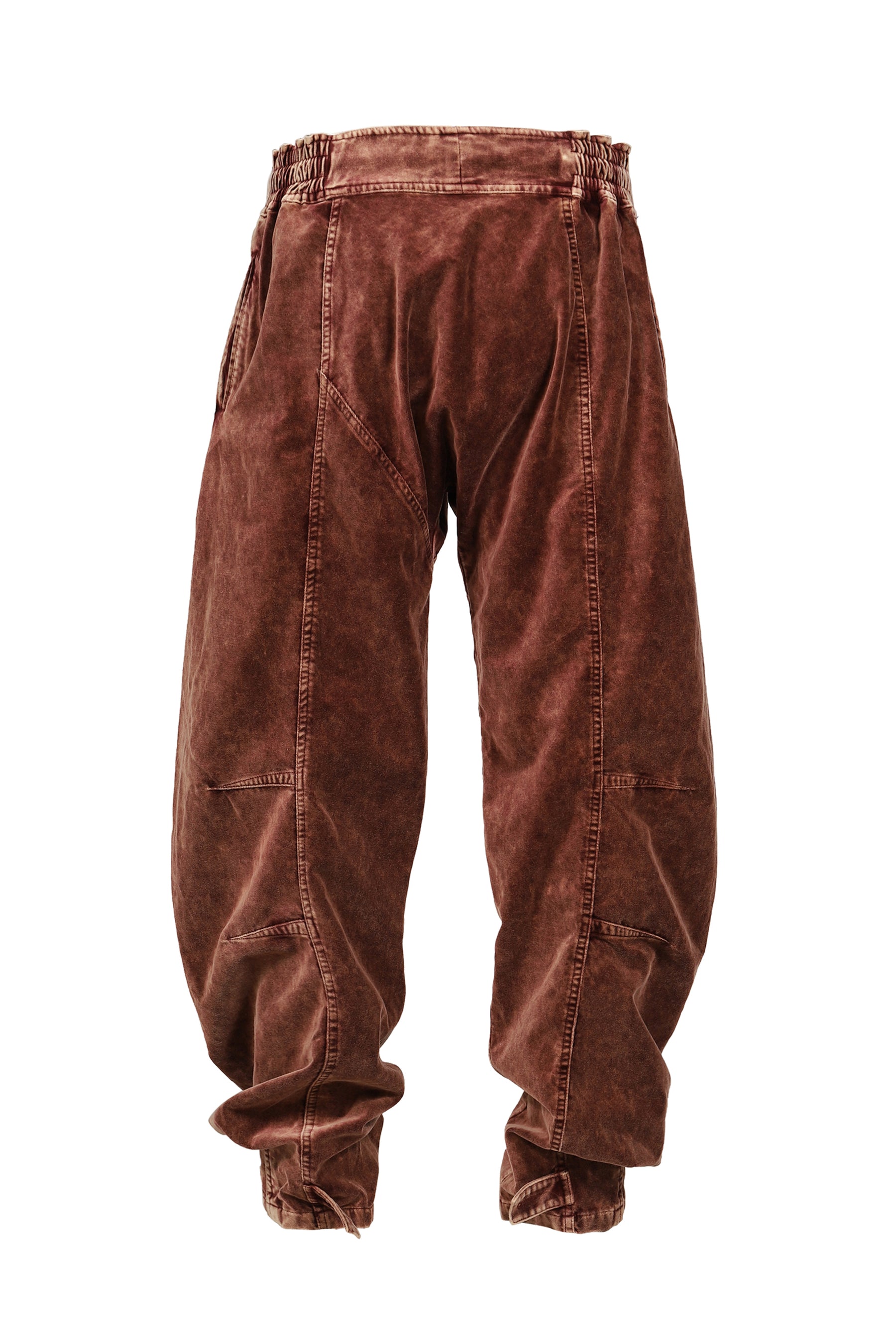 VAJI VELVET WRAP PANTS / BUR