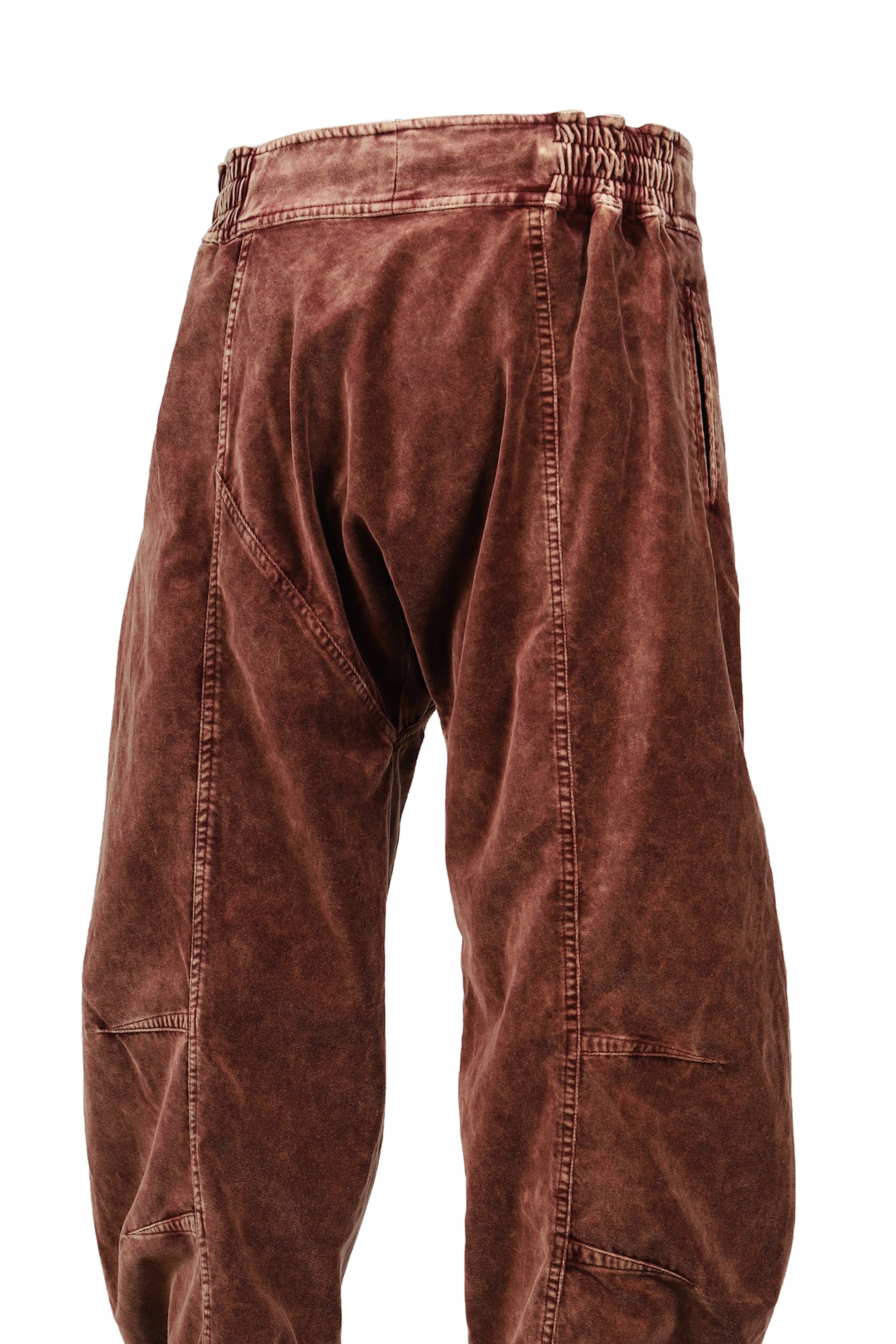 VAJI VELVET WRAP PANTS / BUR