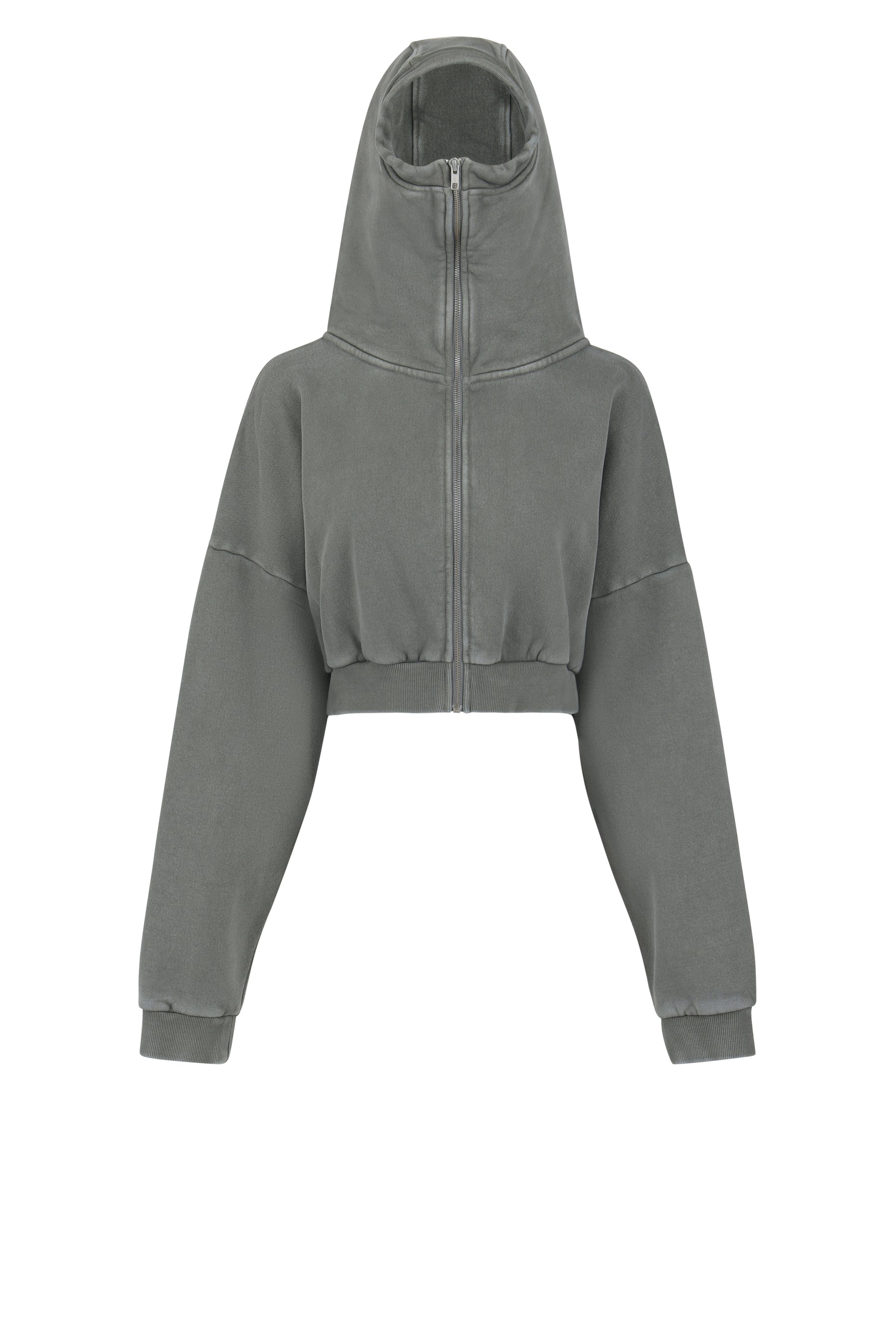 entire studios FW23 CROPPED FULL ZIP / RHINO -NUBIAN