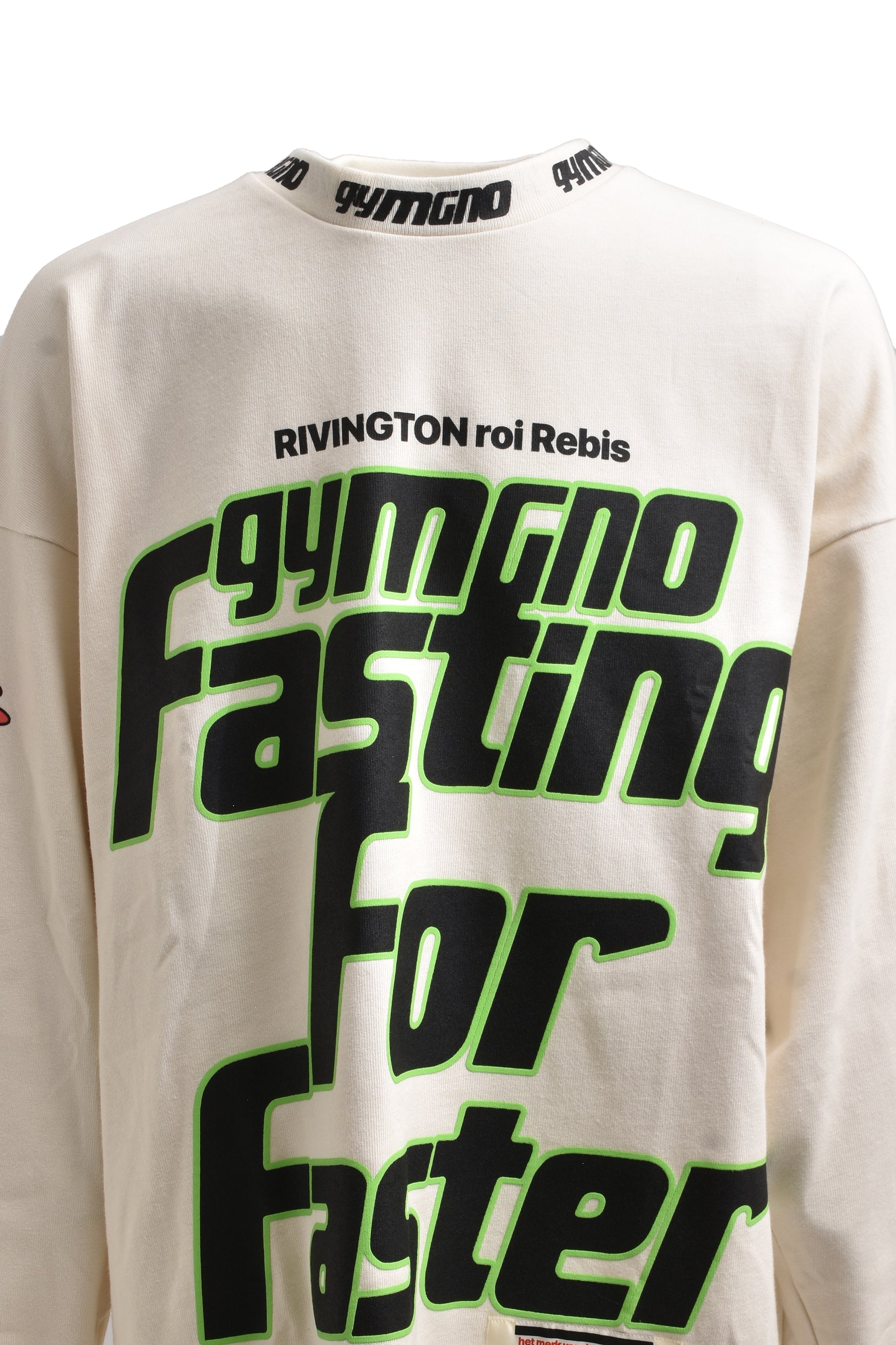 FASTING FOR FASTER LS TEE / WHT