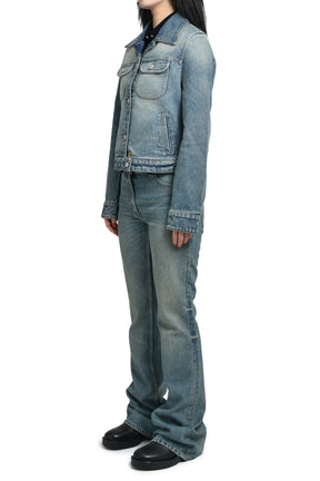 SIGNATURE DENIM TRUCKER JACKET / VINTAGE MEDIUM BLU