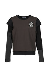 LAYERED PATCH LONG SLEEVE / BLK