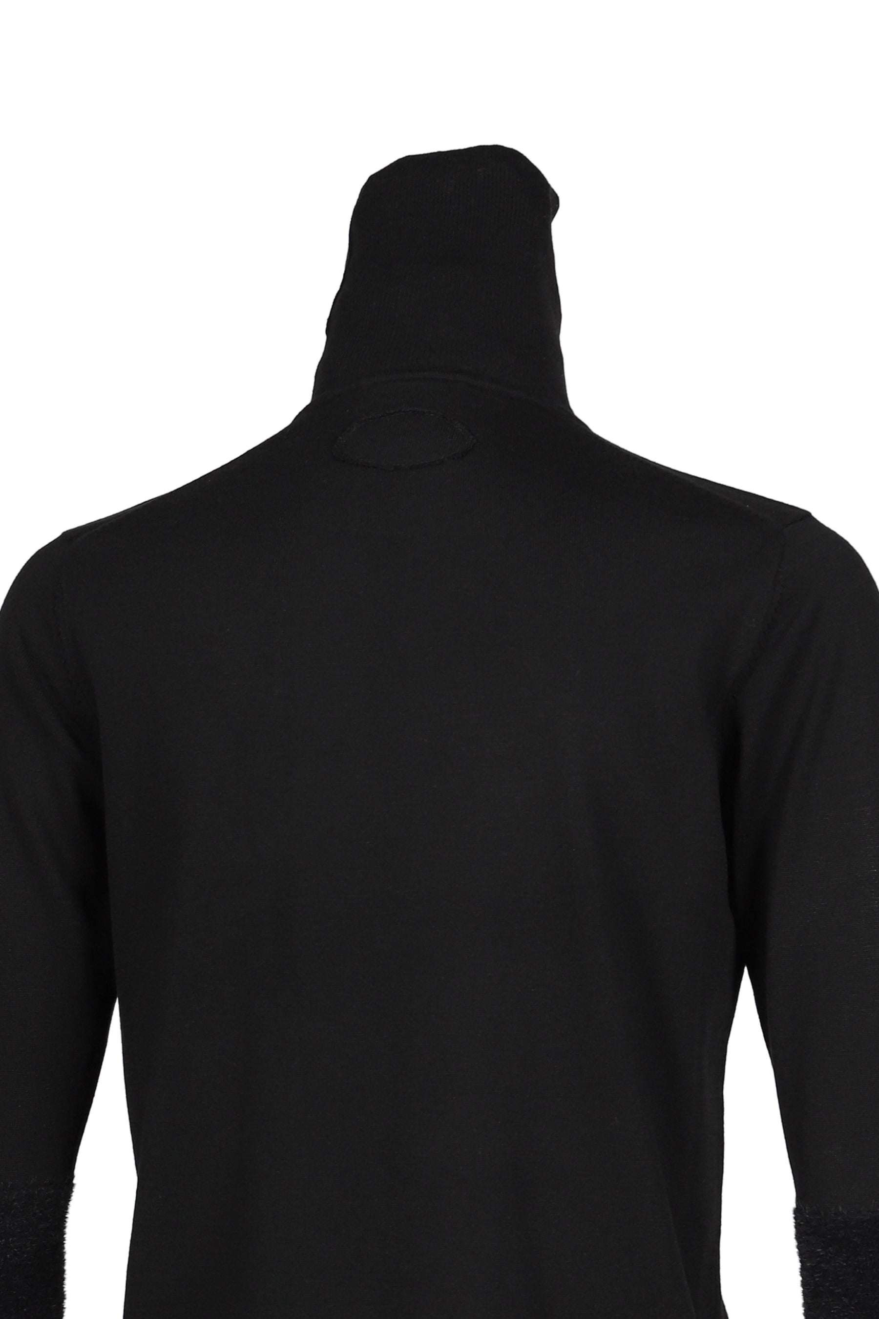 FAR SLEEVE TURTLENECK KNIT / BLK