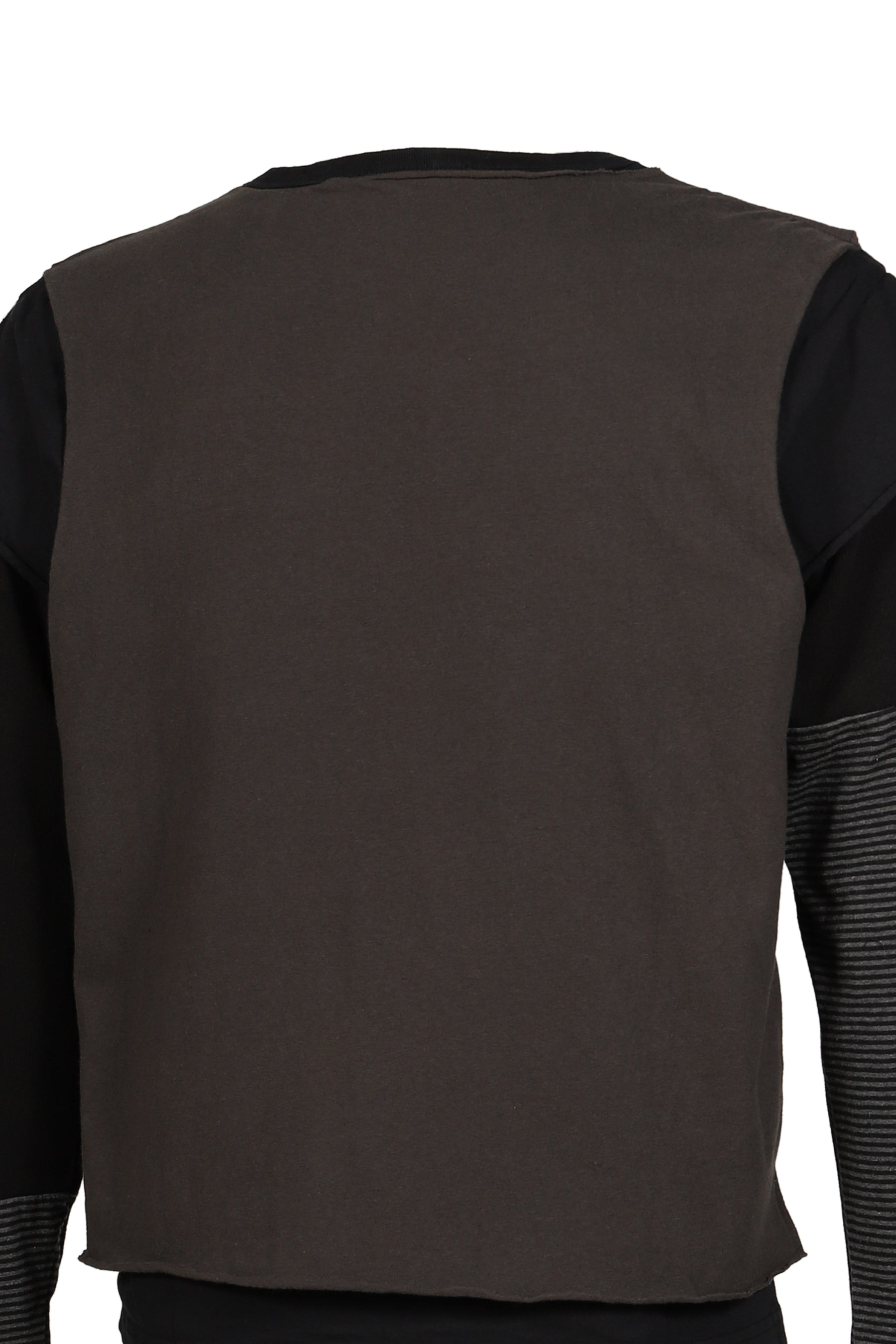 LAYERED PATCH LONG SLEEVE / BLK