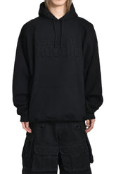 ILLUSION LOGO HOODIE / BLK