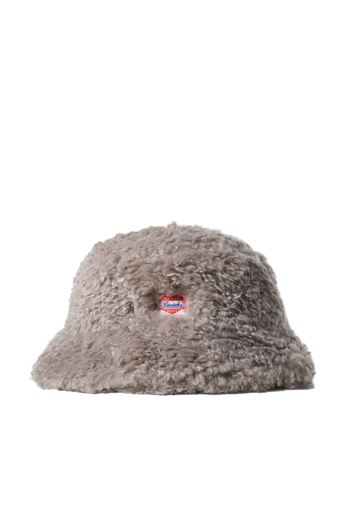 FAUX FUR BIG BUCKET HAT / MILKTEA