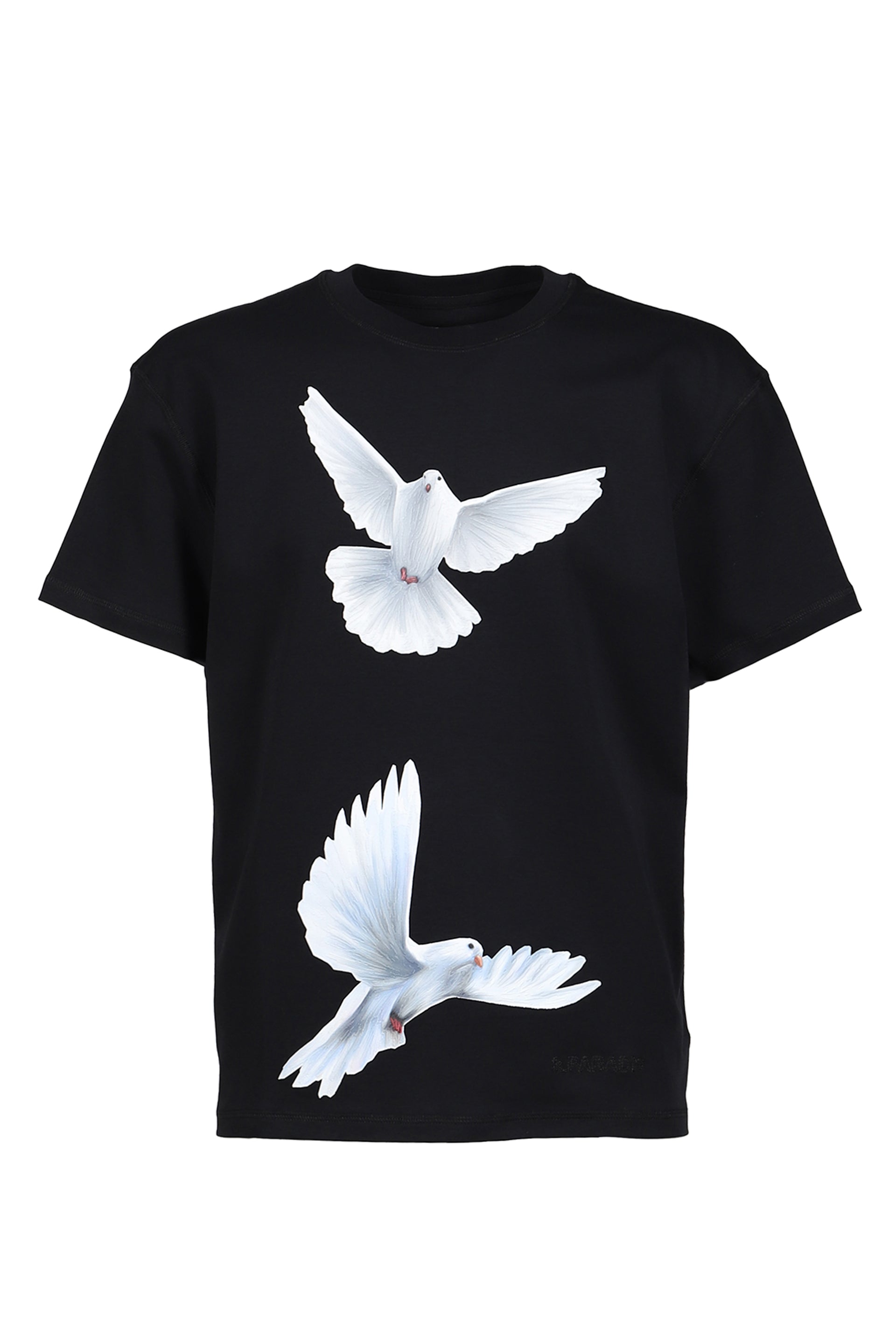 FREEDOM DOVE 3D PRINT T-SHIRT / BLK