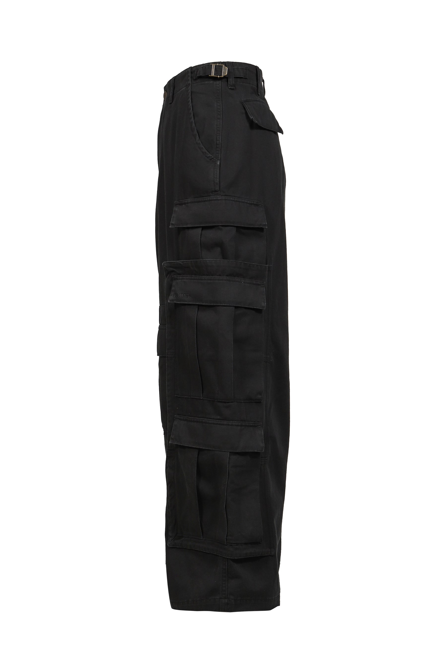MERGED CARGO PANTS / BLK