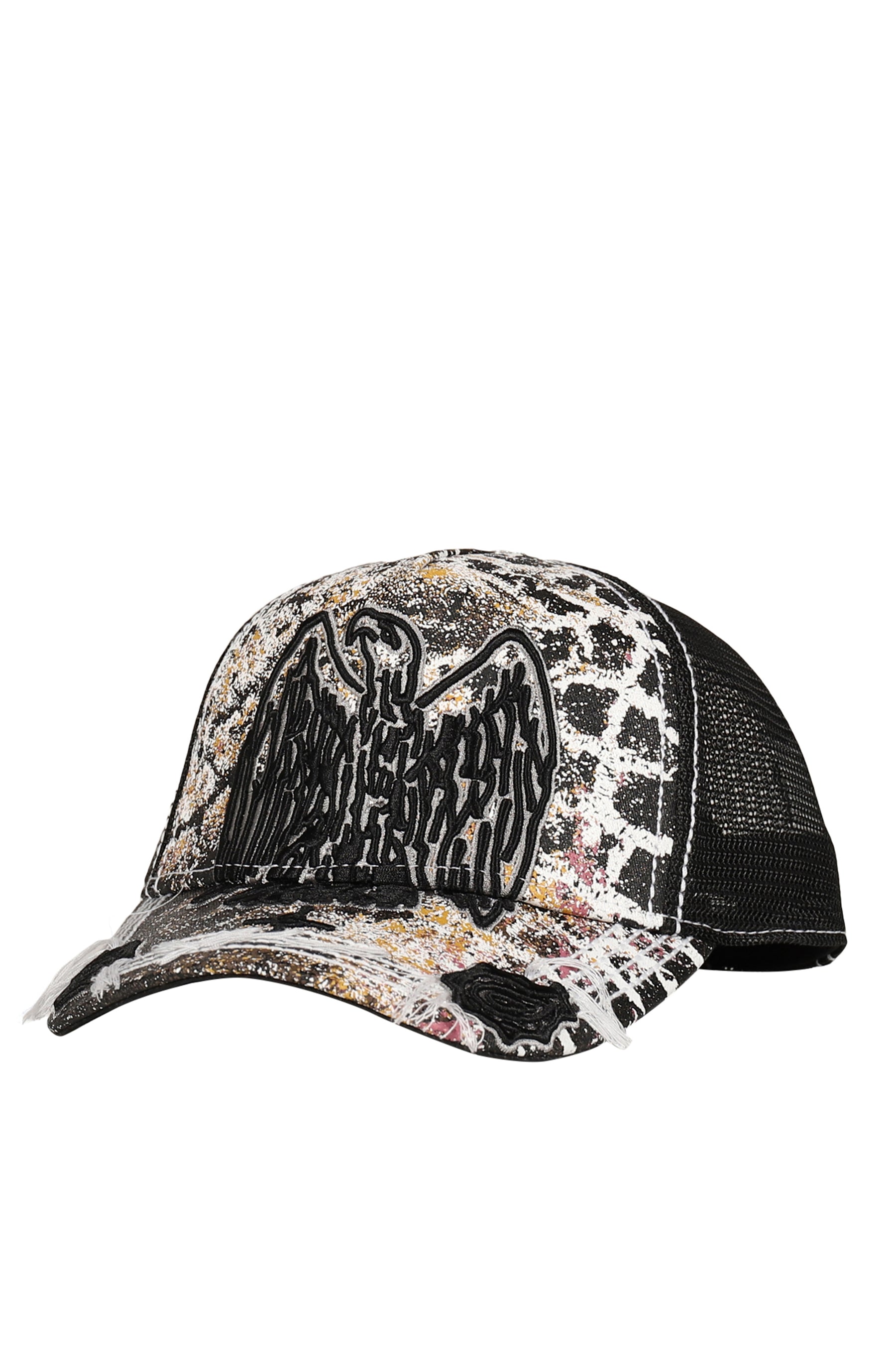 DOUBLE SEAHORSE MESH HAT / BLK 