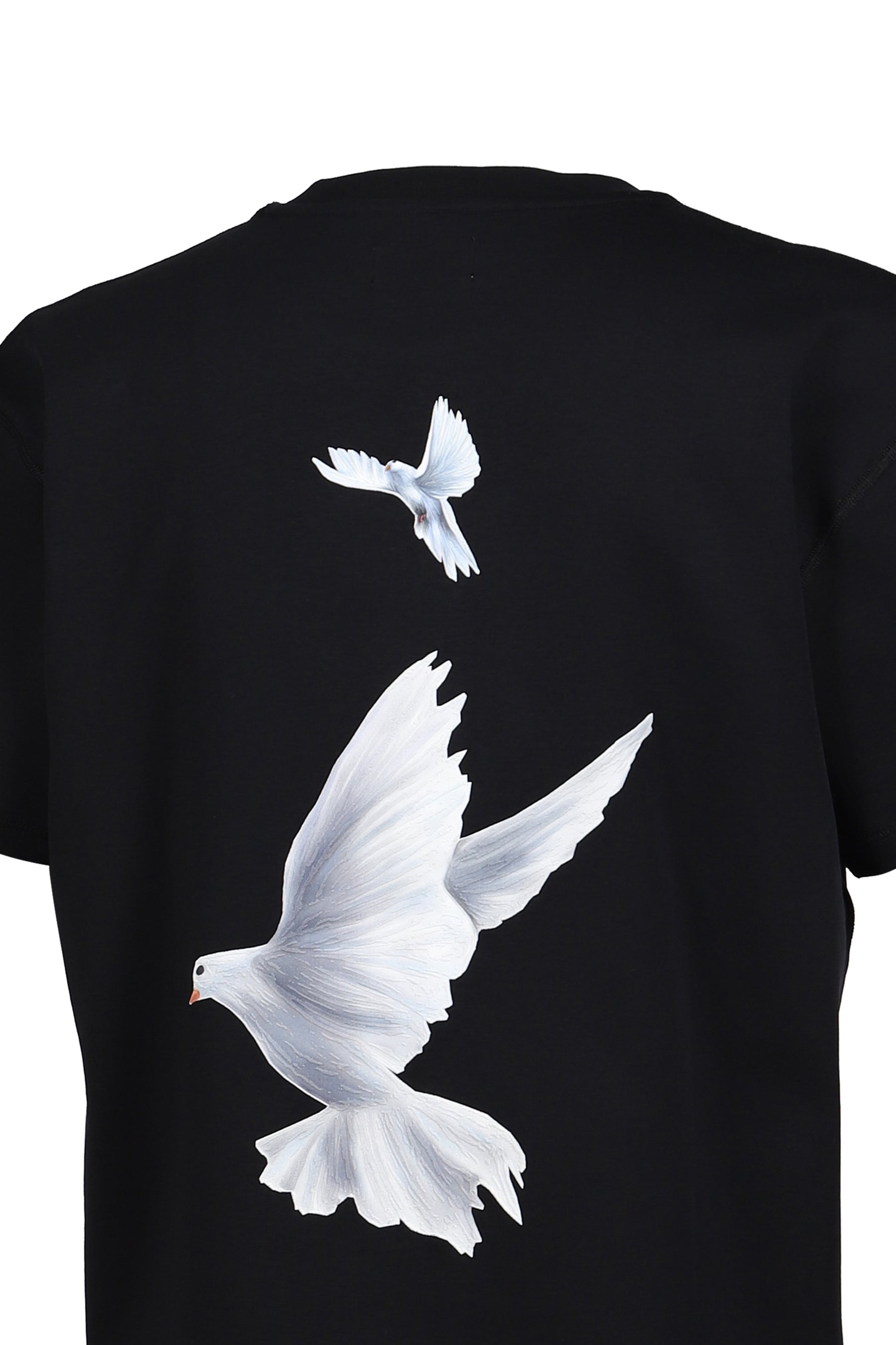 FREEDOM DOVE 3D PRINT T-SHIRT / BLK