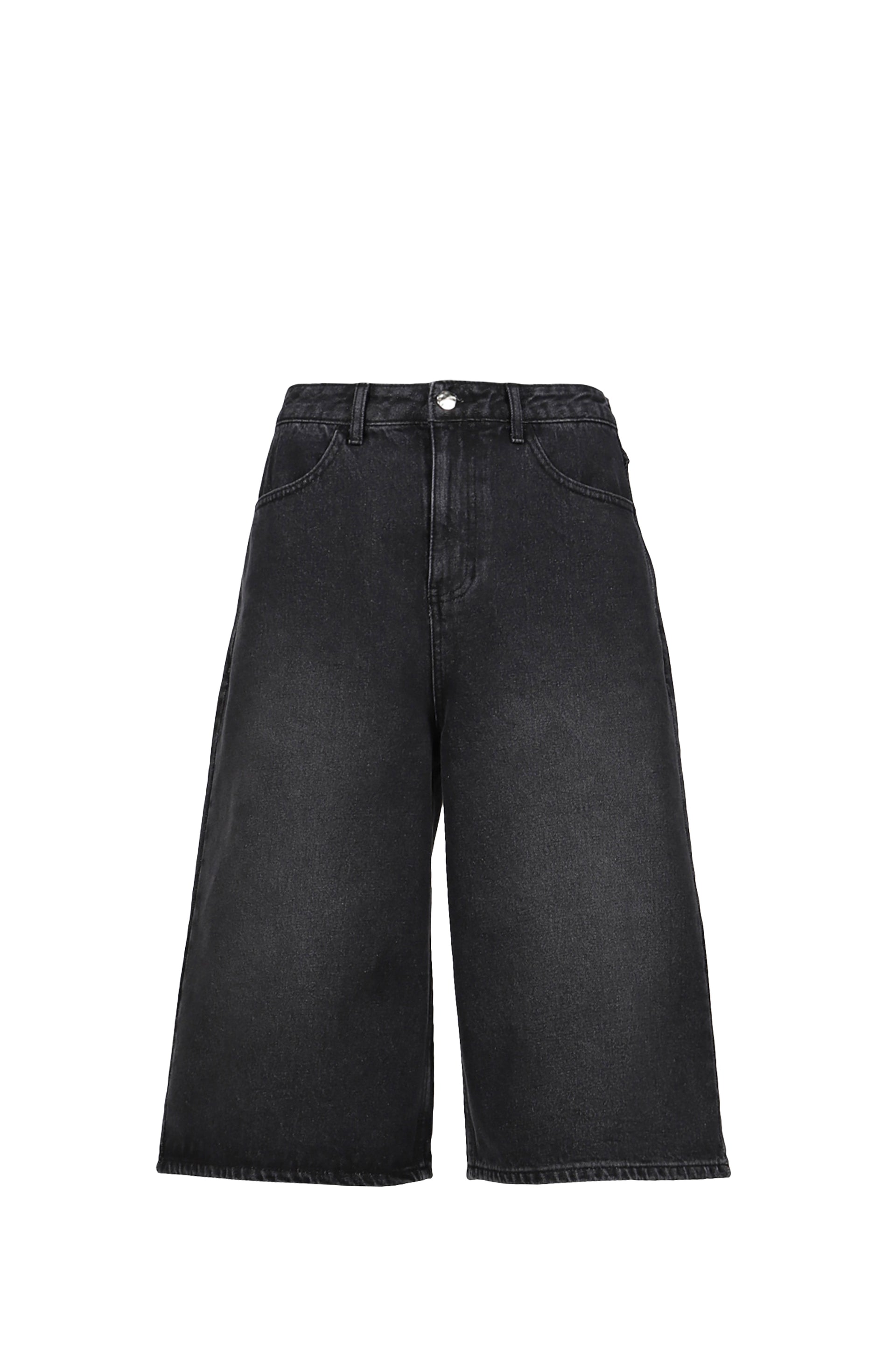 ADERERROR BERMUDA DENIM SHORTS / BLK