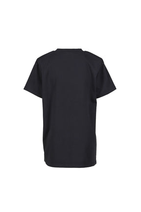 LIPSTICK OVERSIZED T SHIRT KNIT / BLK