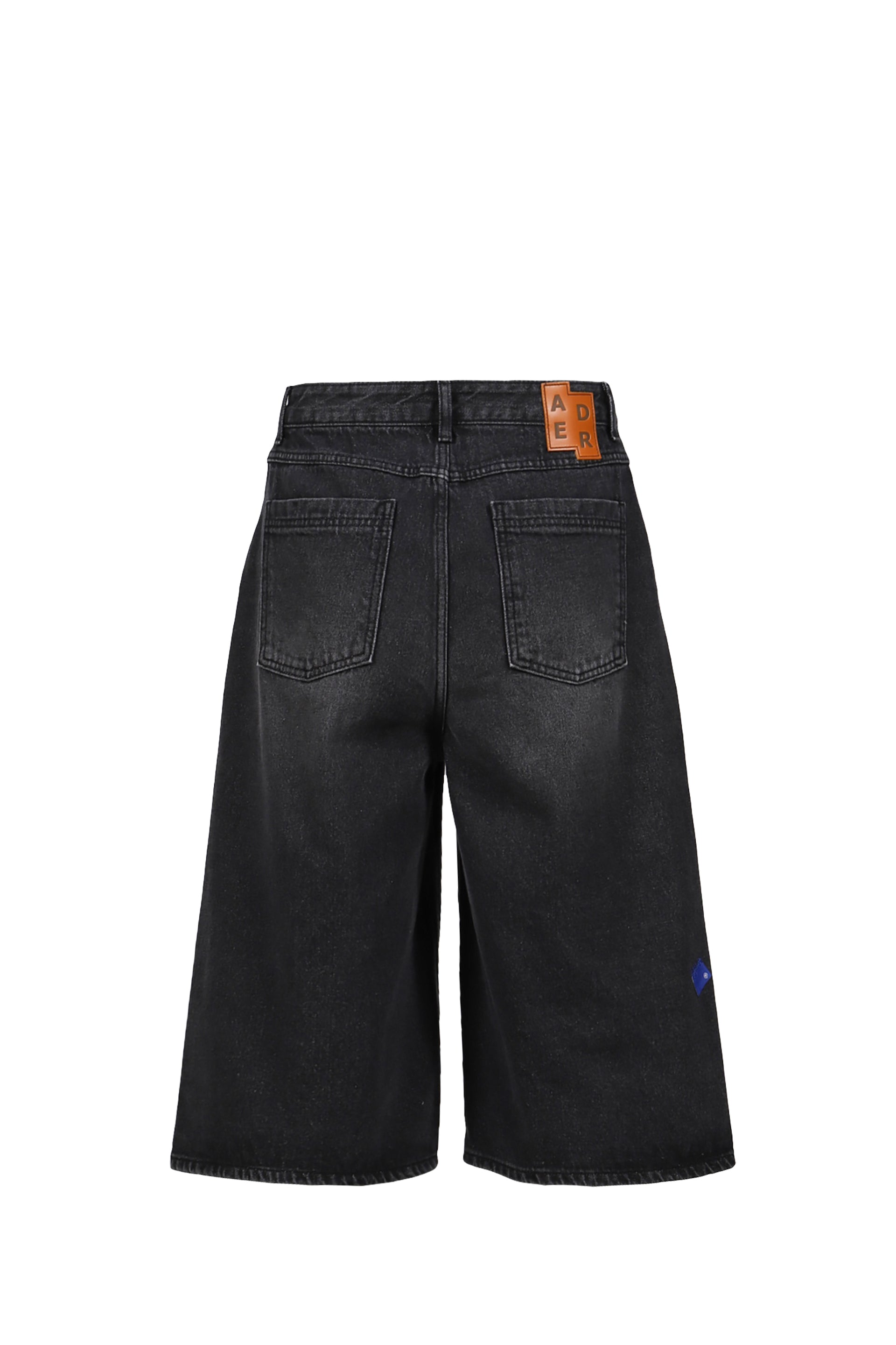 ADERERROR BERMUDA DENIM SHORTS / BLK