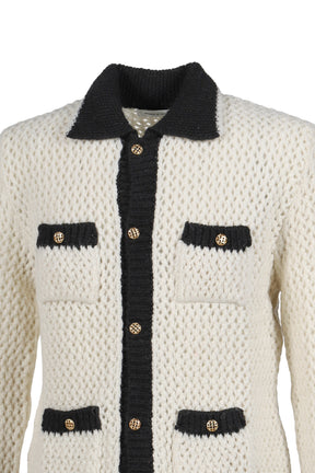 ernest w baker カーディガン　25ss ERNEST W. BAKER】EMBELLISHED CARDIGAN M - メルカリ