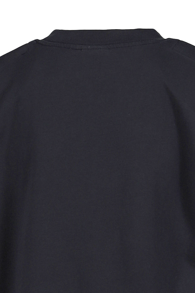 LIPSTICK OVERSIZED T SHIRT KNIT / BLK