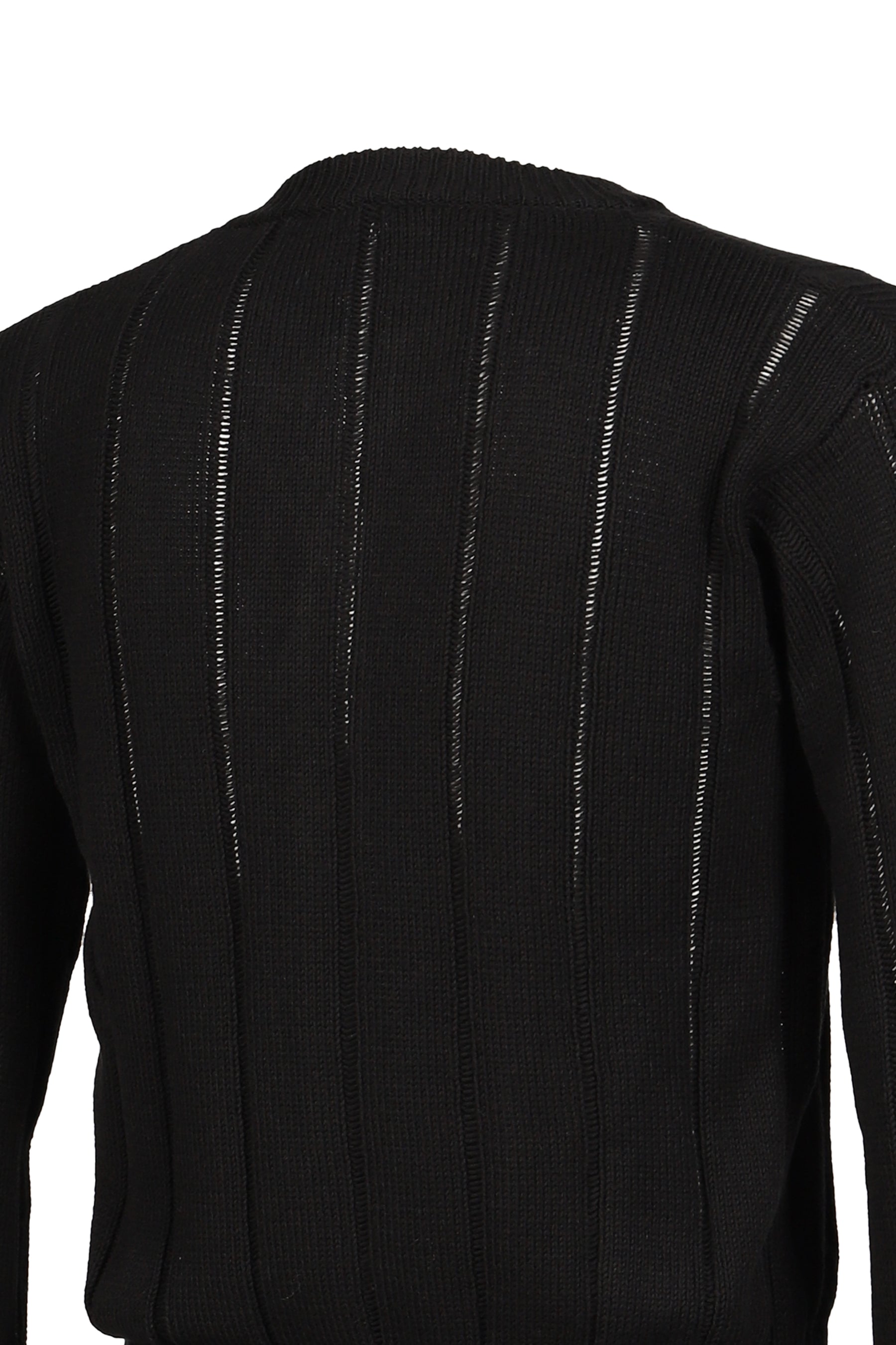 NATEL BRUSHED RIB CARDIGAN / BLK