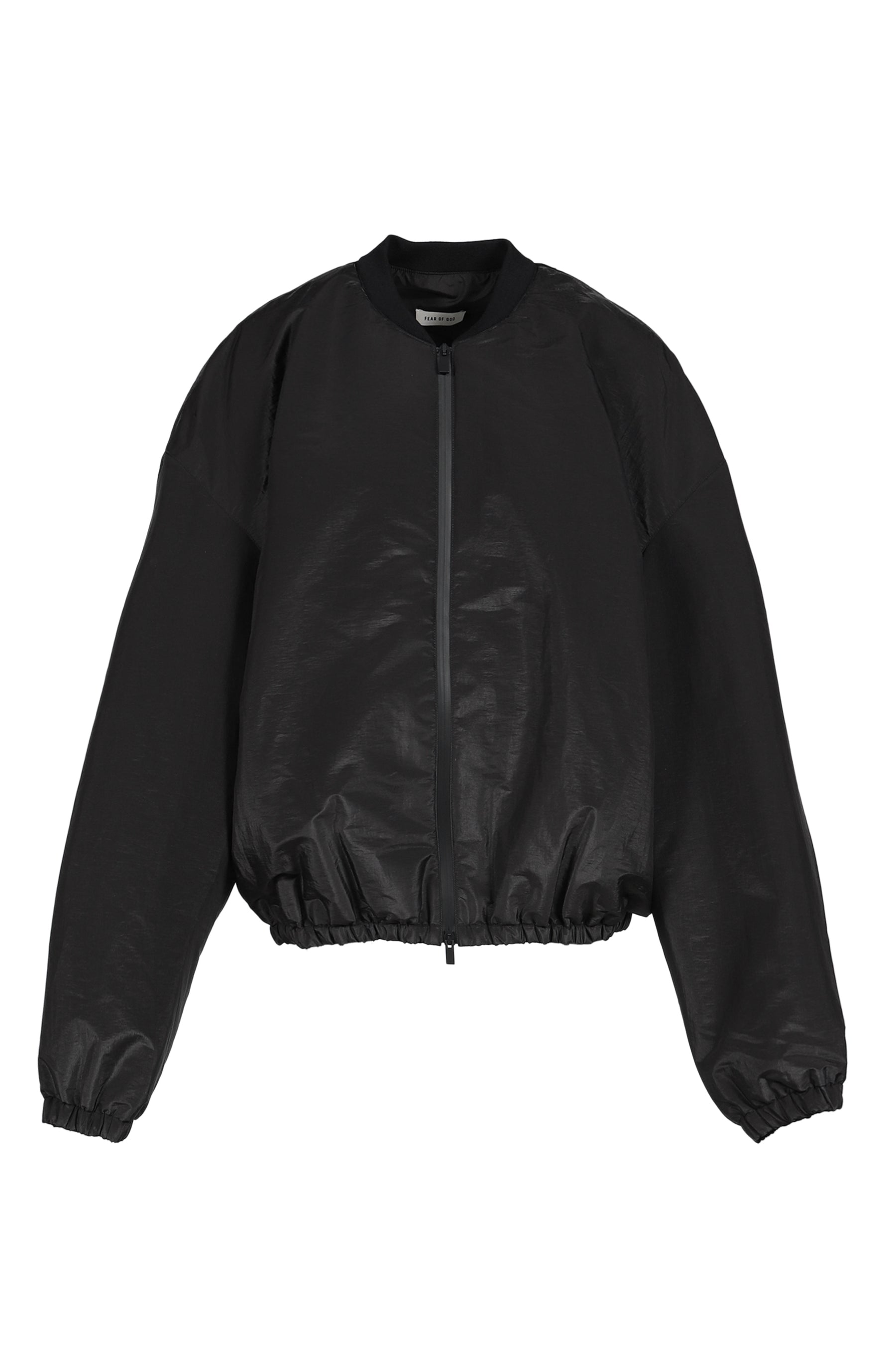 PADDED BOMBER JACKET / OFF BLK