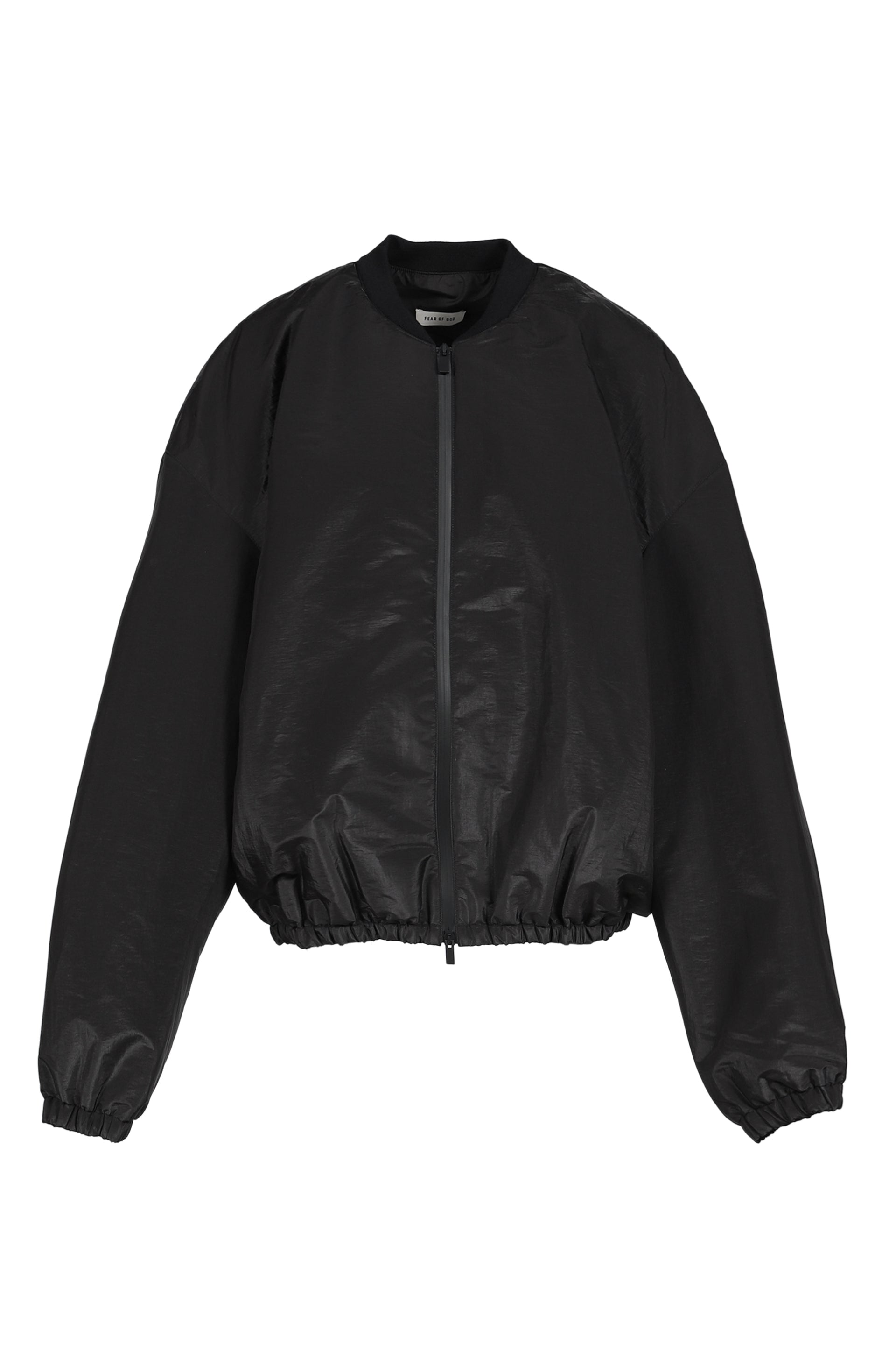 PADDED BOMBER JACKET / OFF BLK