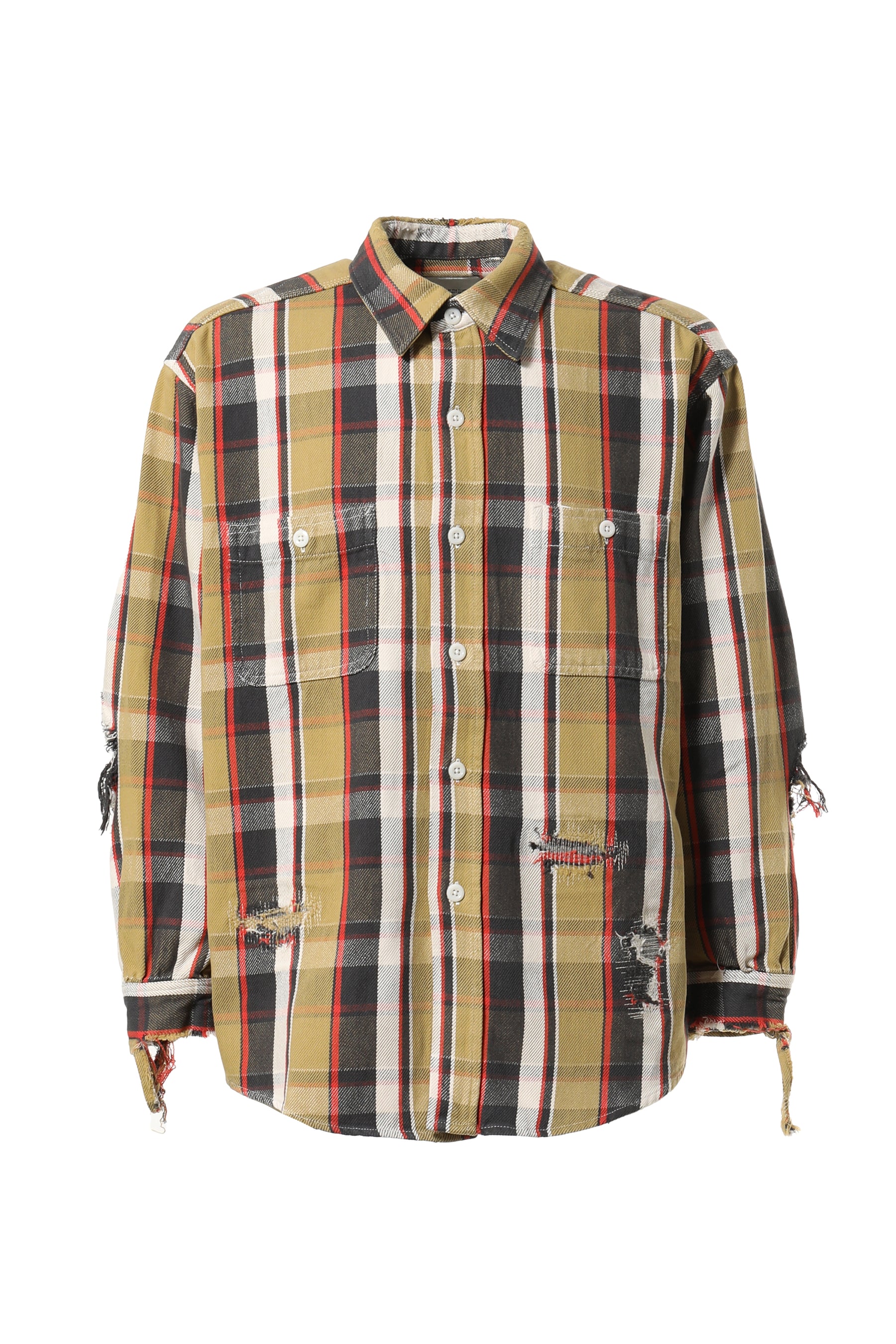 REPAIR AGEING FLANNEL SHIRTS / BEI DAMAGE