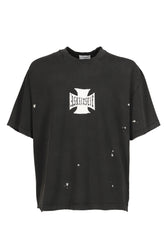 VINTAGE BLEACHED CROSS T / VINTAGE BLK