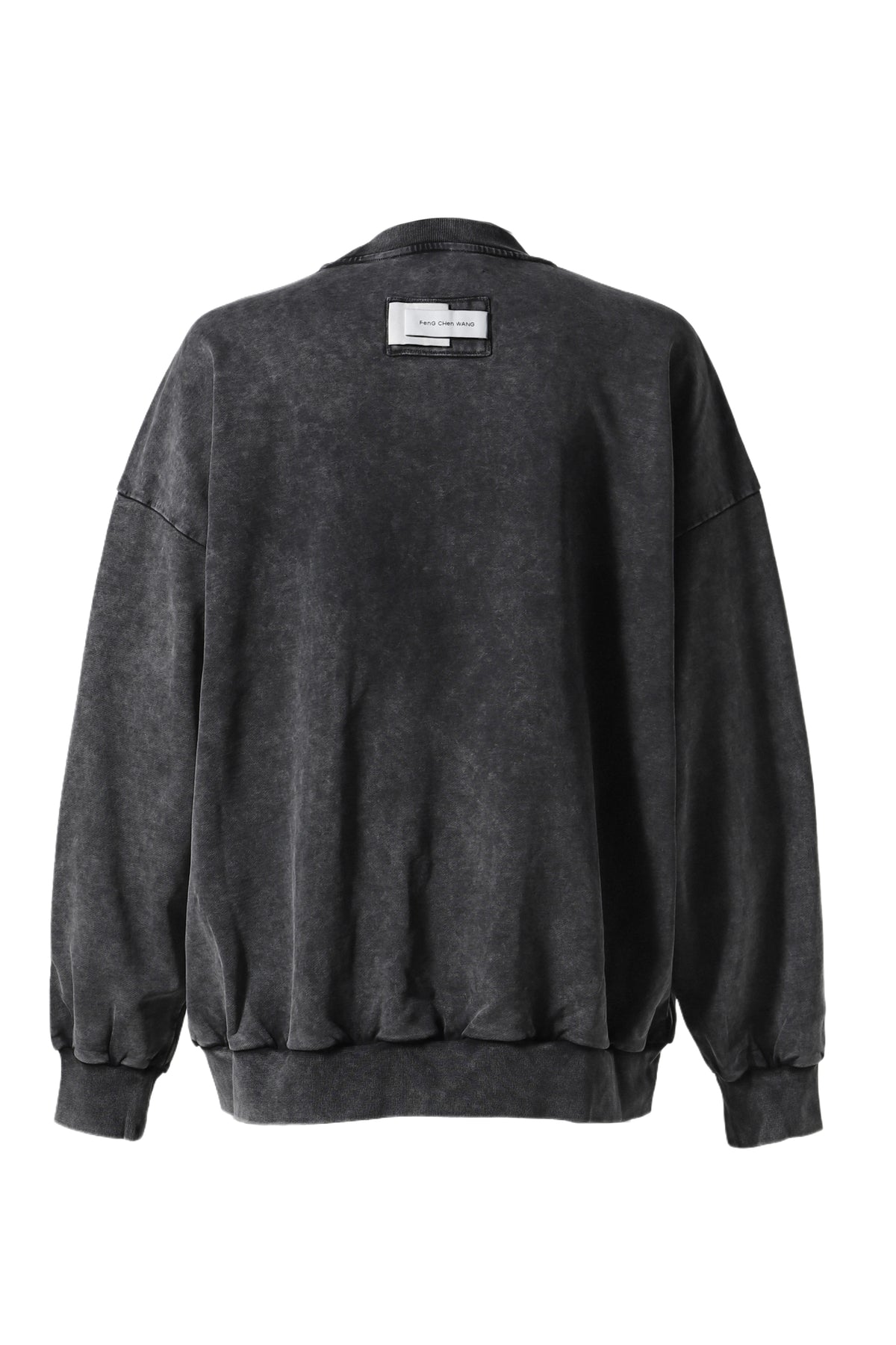 BLACK SEAMING SWEATER / BLK