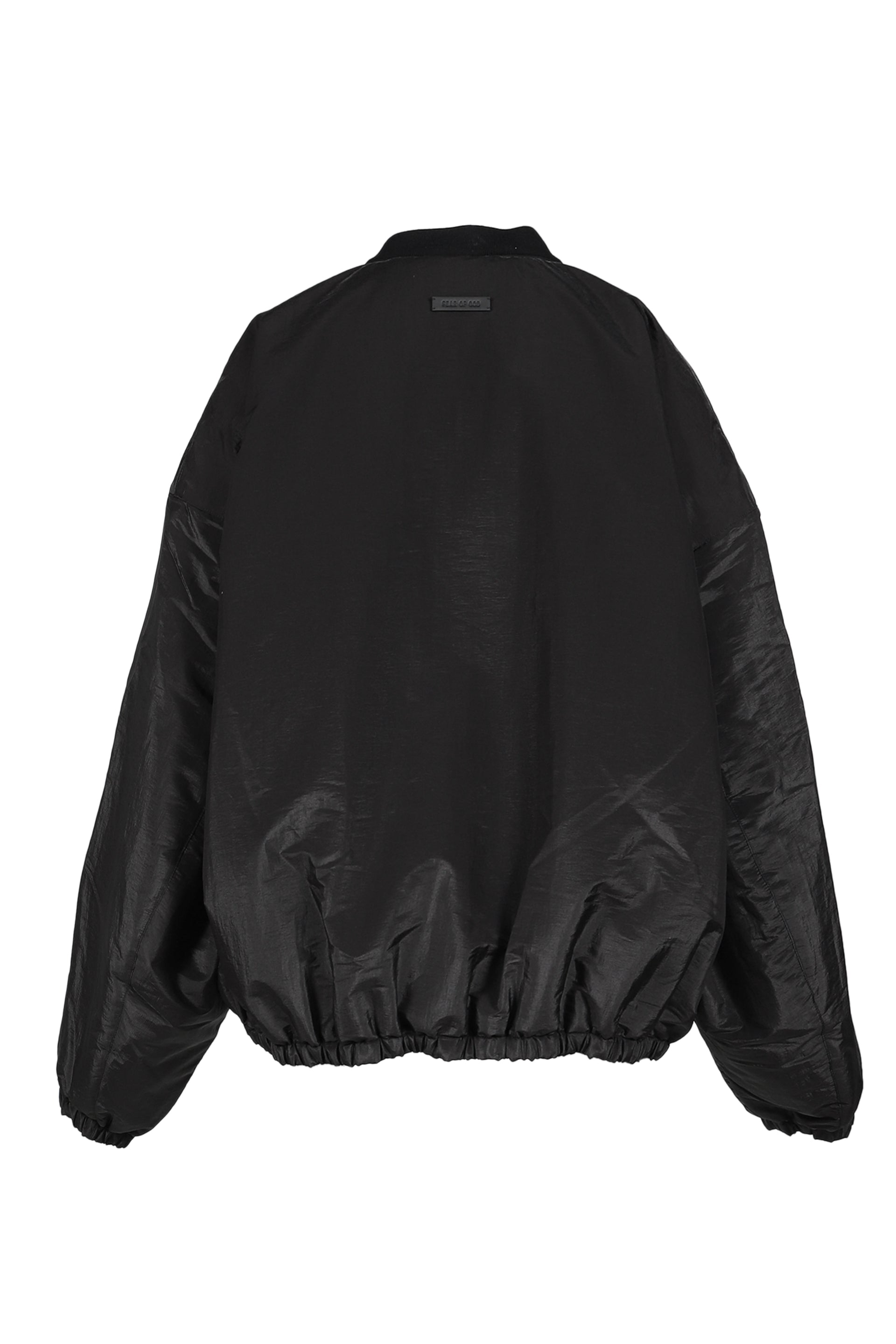 PADDED BOMBER JACKET / OFF BLK