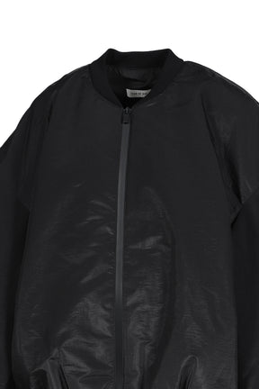 PADDED BOMBER JACKET / OFF BLK