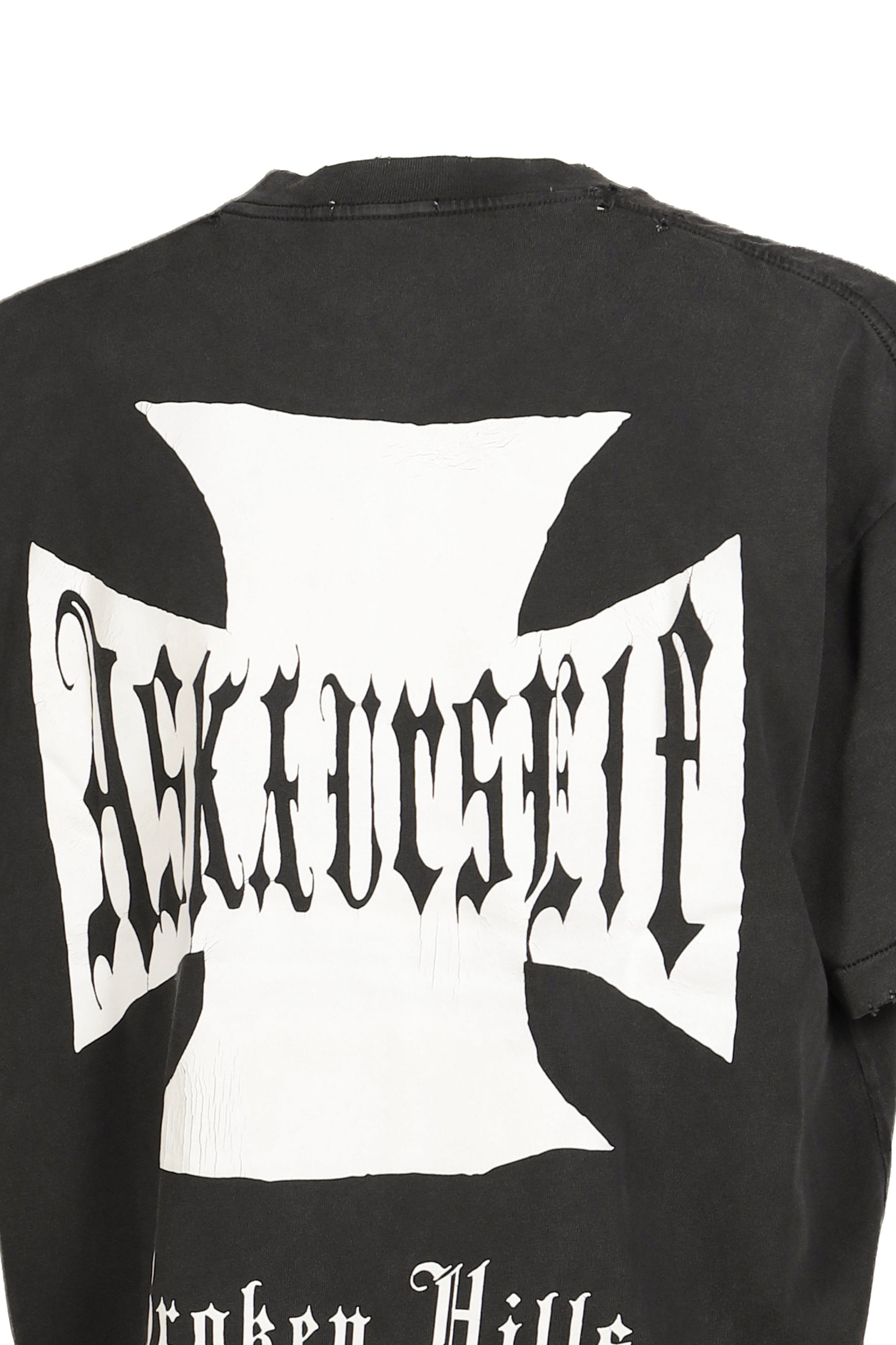 VINTAGE BLEACHED CROSS T / VINTAGE BLK