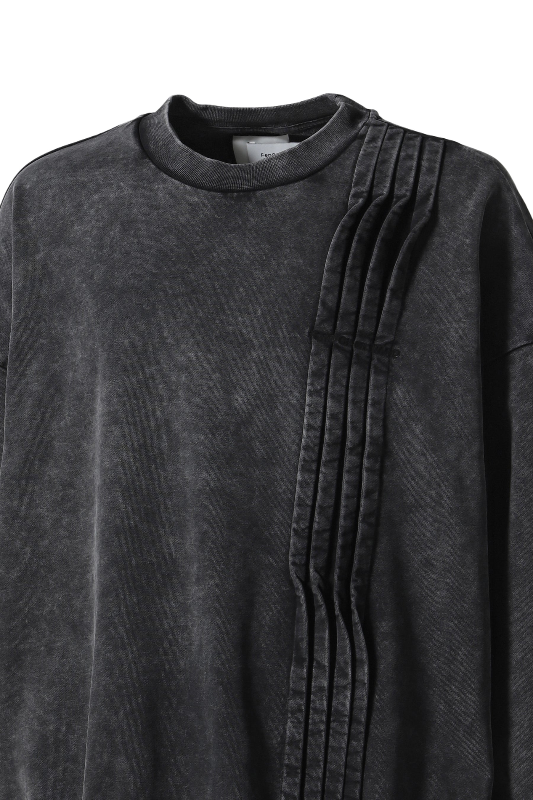 BLACK SEAMING SWEATER / BLK