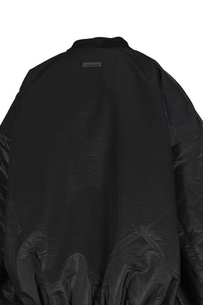 PADDED BOMBER JACKET / OFF BLK