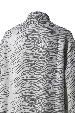 LA CHEMISE CORTO / JACQUARD MOTTLED ZEBRA BL